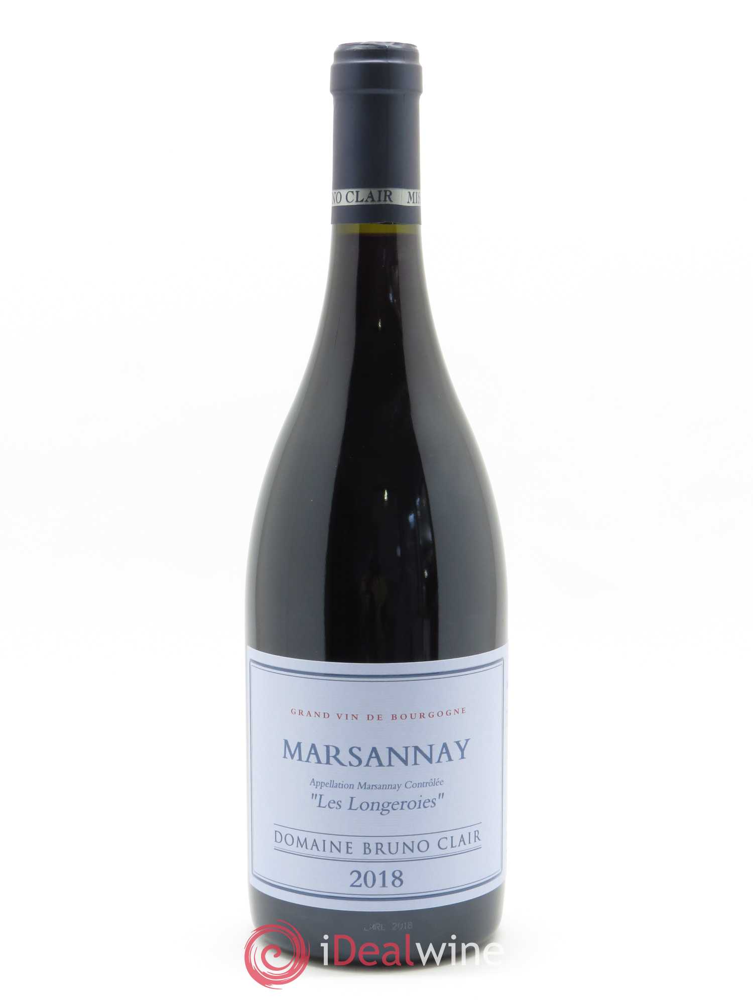 Marsannay Les Longeroies Bruno Clair (Domaine) 2018 - Lot de 1 bouteille - 0