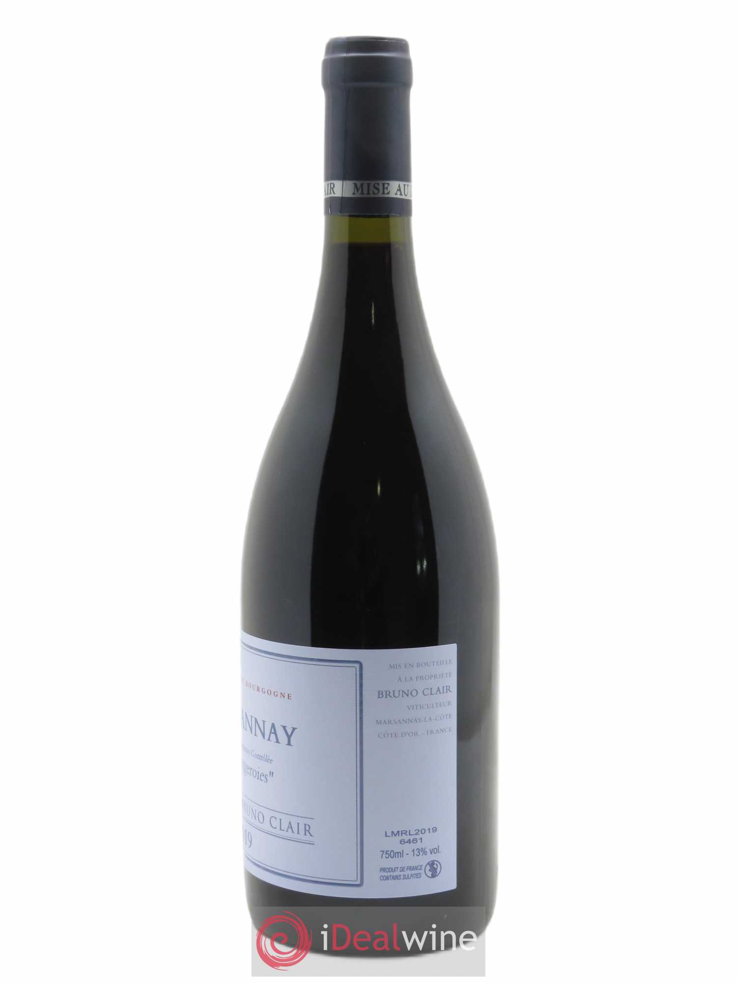 Marsannay Les Longeroies Bruno Clair (Domaine) 2019 - Lot de 1 bouteille - 1