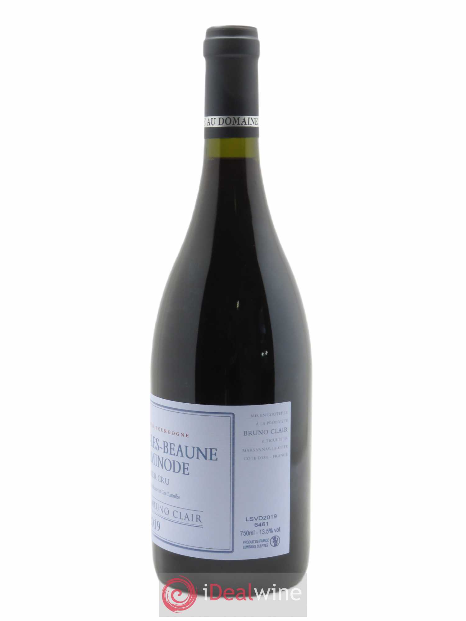 Savigny-lès-Beaune 1er Cru La Dominode Bruno Clair (Domaine) 2019 - Lot de 1 bouteille - 1