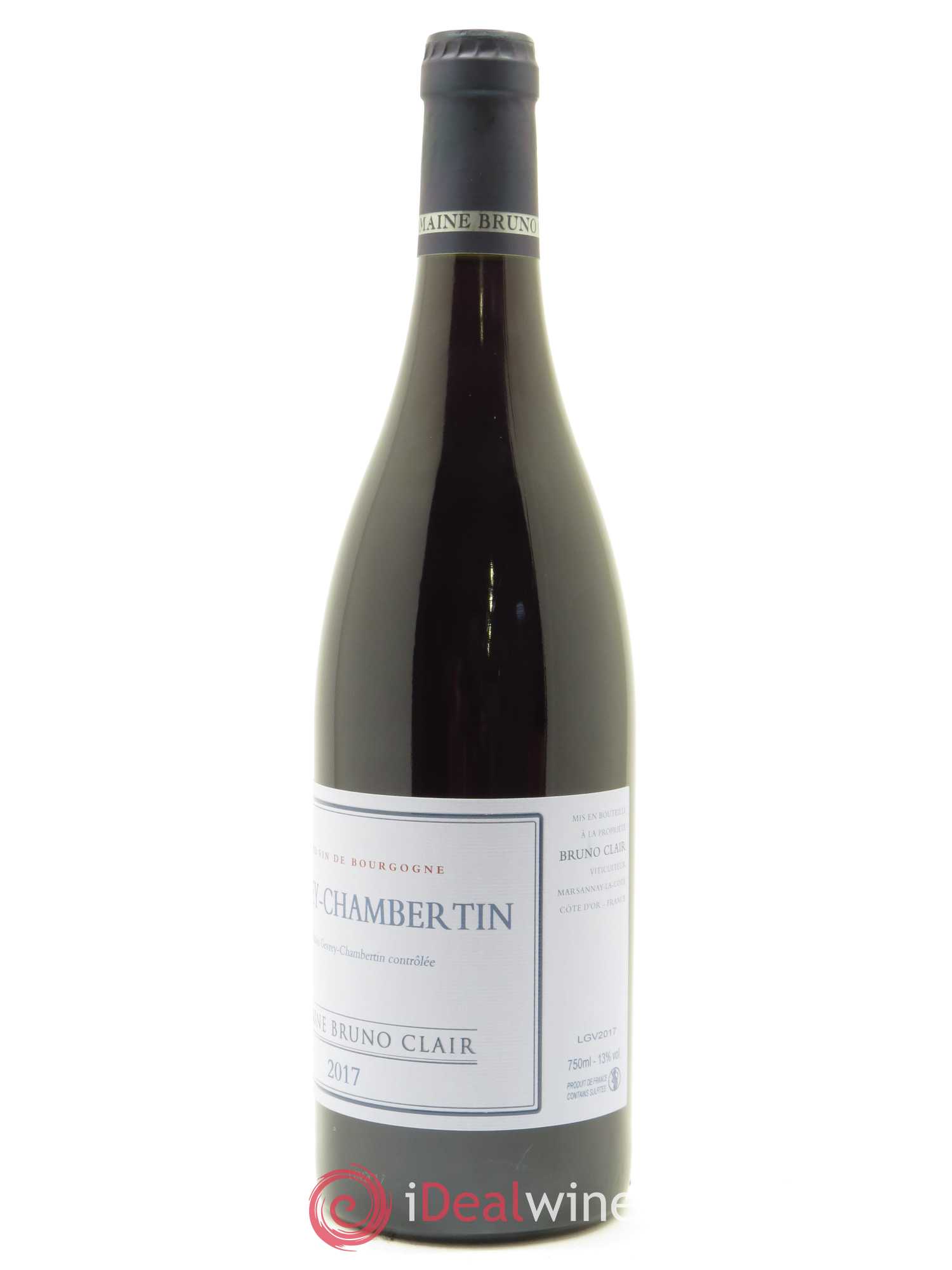 Gevrey-Chambertin Bruno Clair (Domaine) 2017 - Lot de 1 bouteille - 1