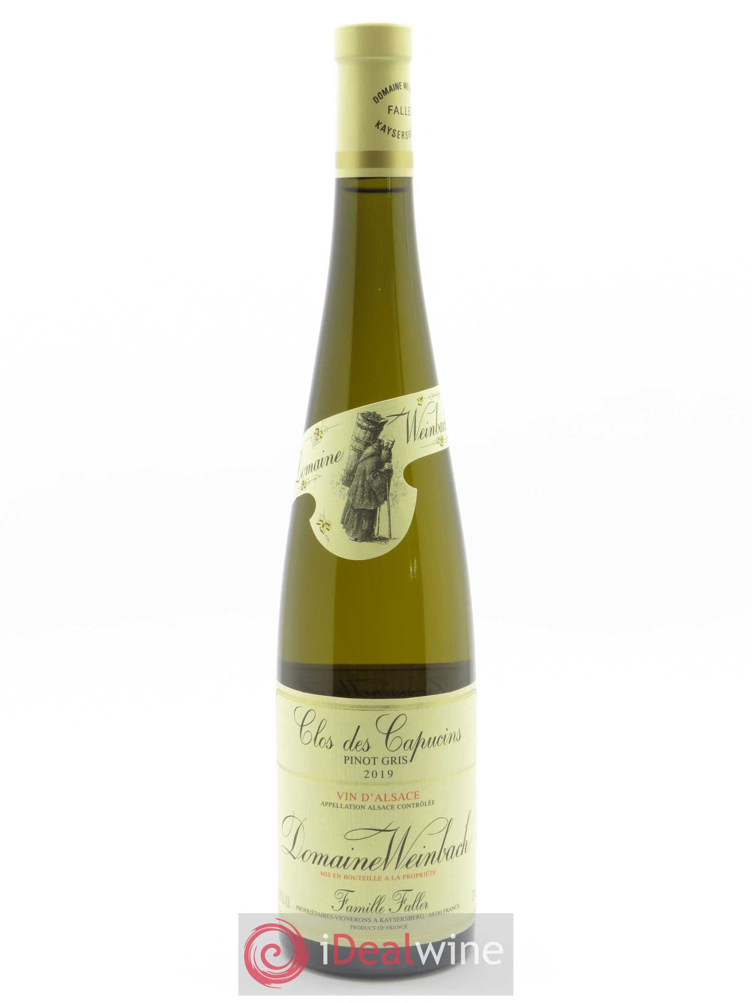 Alsace Pinot Gris Clos des Capucins Weinbach (Domaine) 2019 - Lot de 1 bouteille - 0