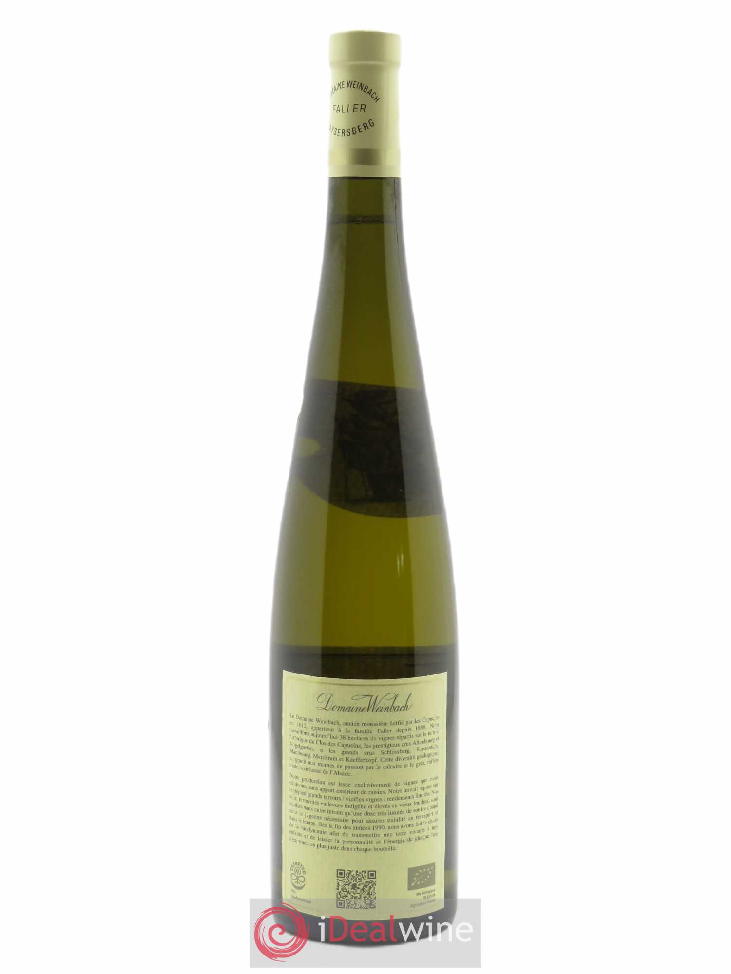 Alsace Grand Cru Gewurztraminer Furstentum Weinbach (Domaine) 2020 - Lot de 1 bouteille - 1