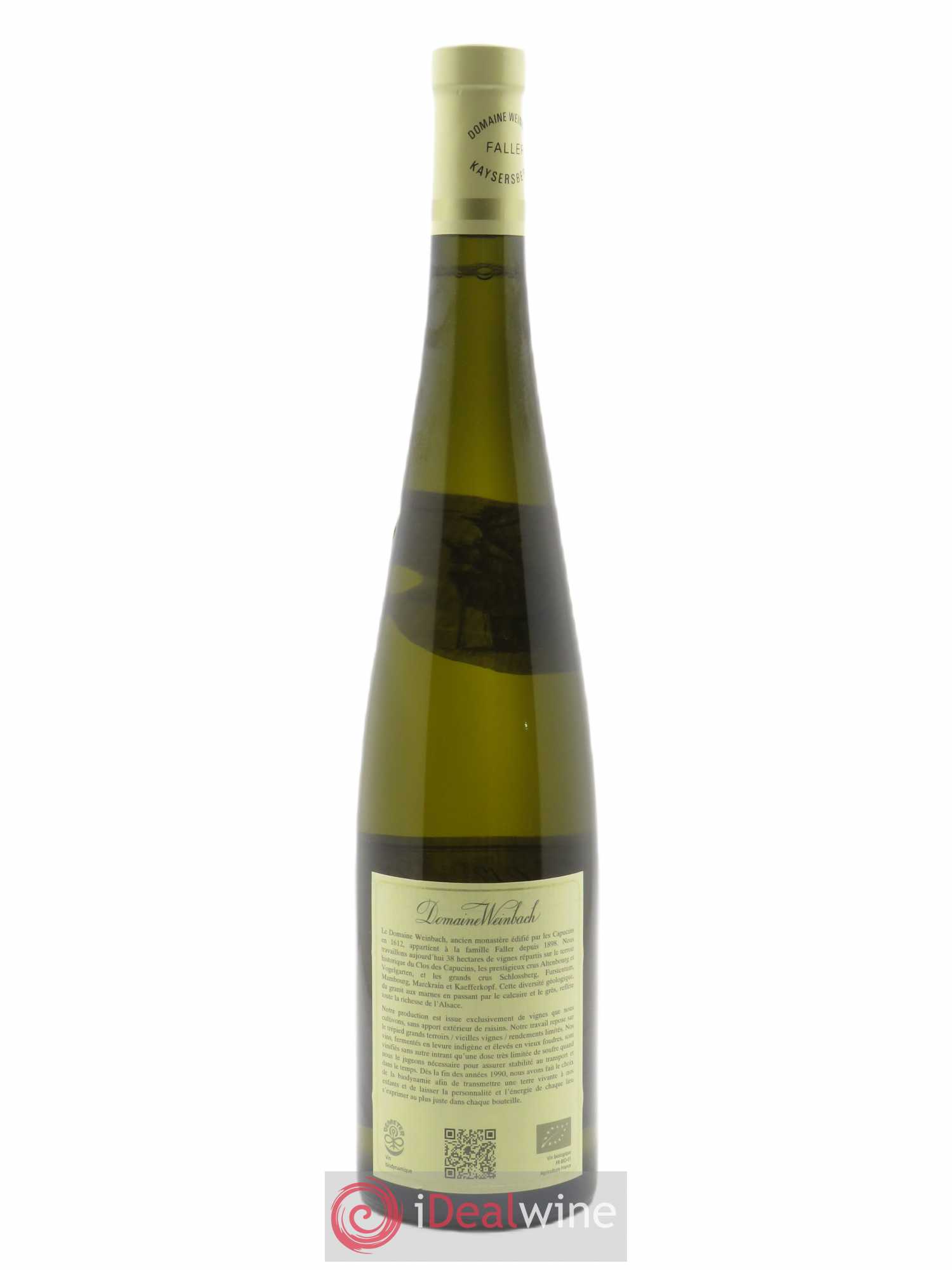 Alsace Grand Cru Schlossberg Riesling Weinbach (Domaine) 2020 - Lot de 1 bouteille - 1
