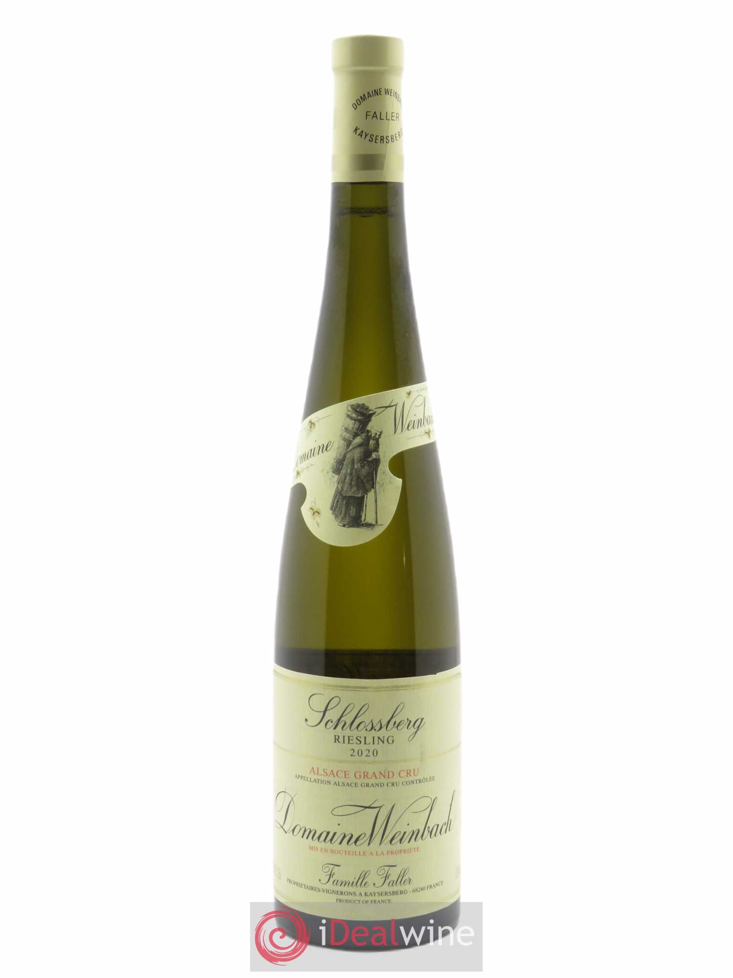 Alsace Grand Cru Schlossberg Riesling Weinbach (Domaine) 2020 - Lot de 1 bouteille - 0