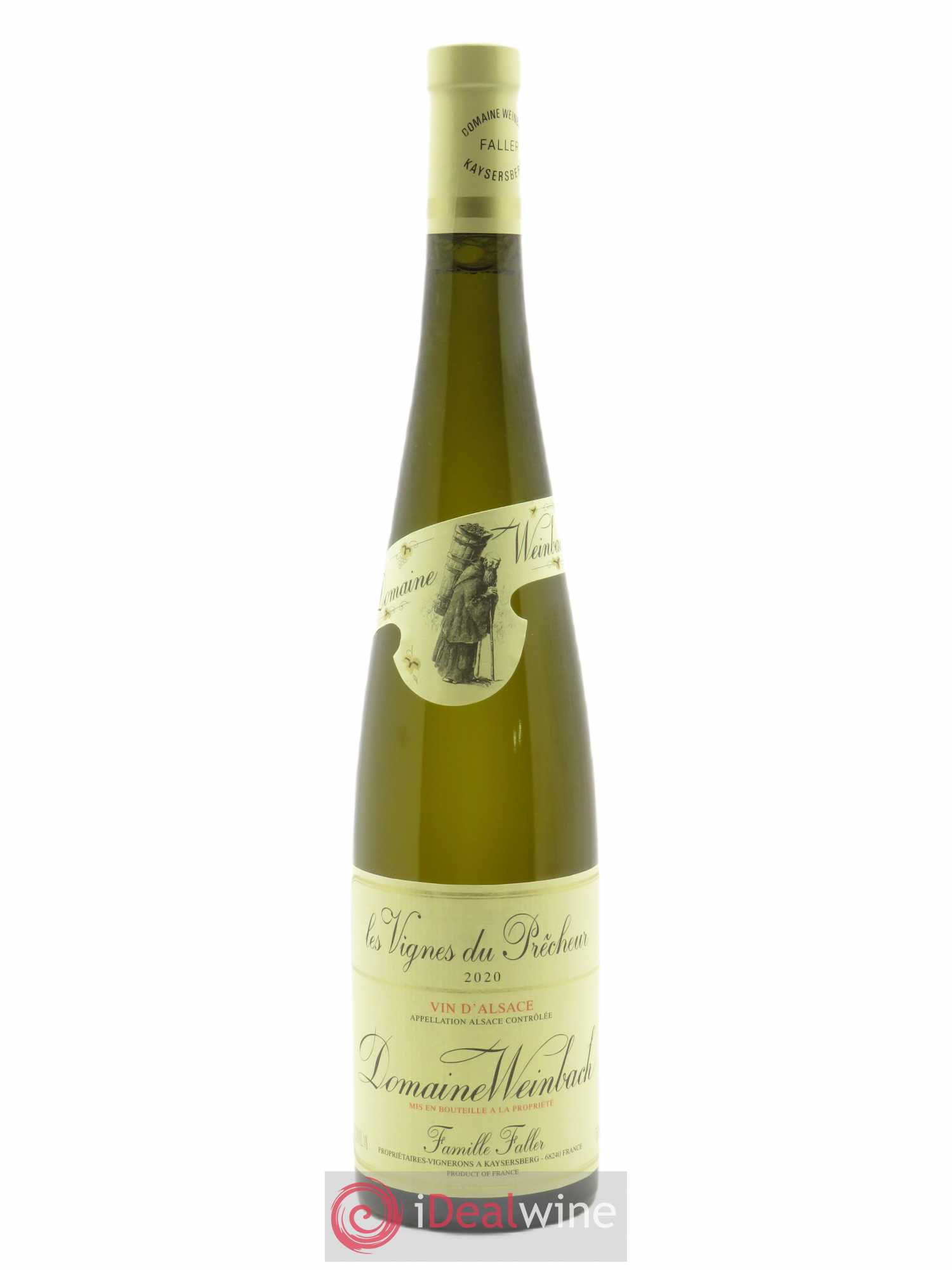 Alsace Les Vignes du prêcheur Weinbach (Domaine) 2020 - Lot de 1 bouteille - 0