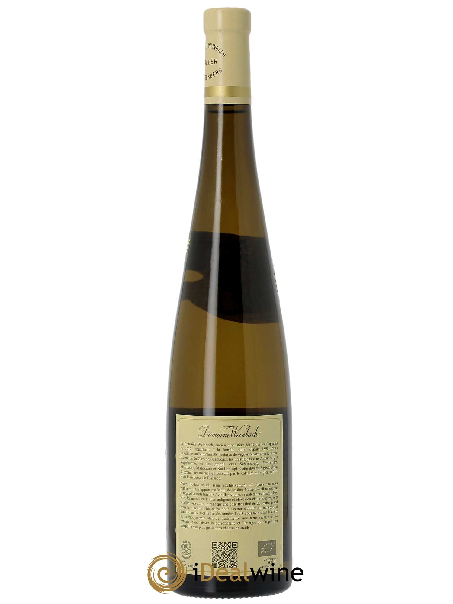 Alsace Riesling Cuvée Colette Weinbach (Domaine) 2020 - Lot de 1 bouteille - 1