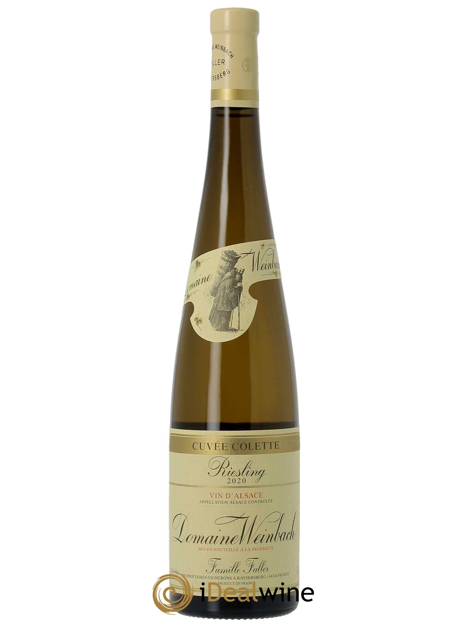 Alsace Riesling Cuvée Colette Weinbach (Domaine) 2020 - Lot de 1 bouteille - 0