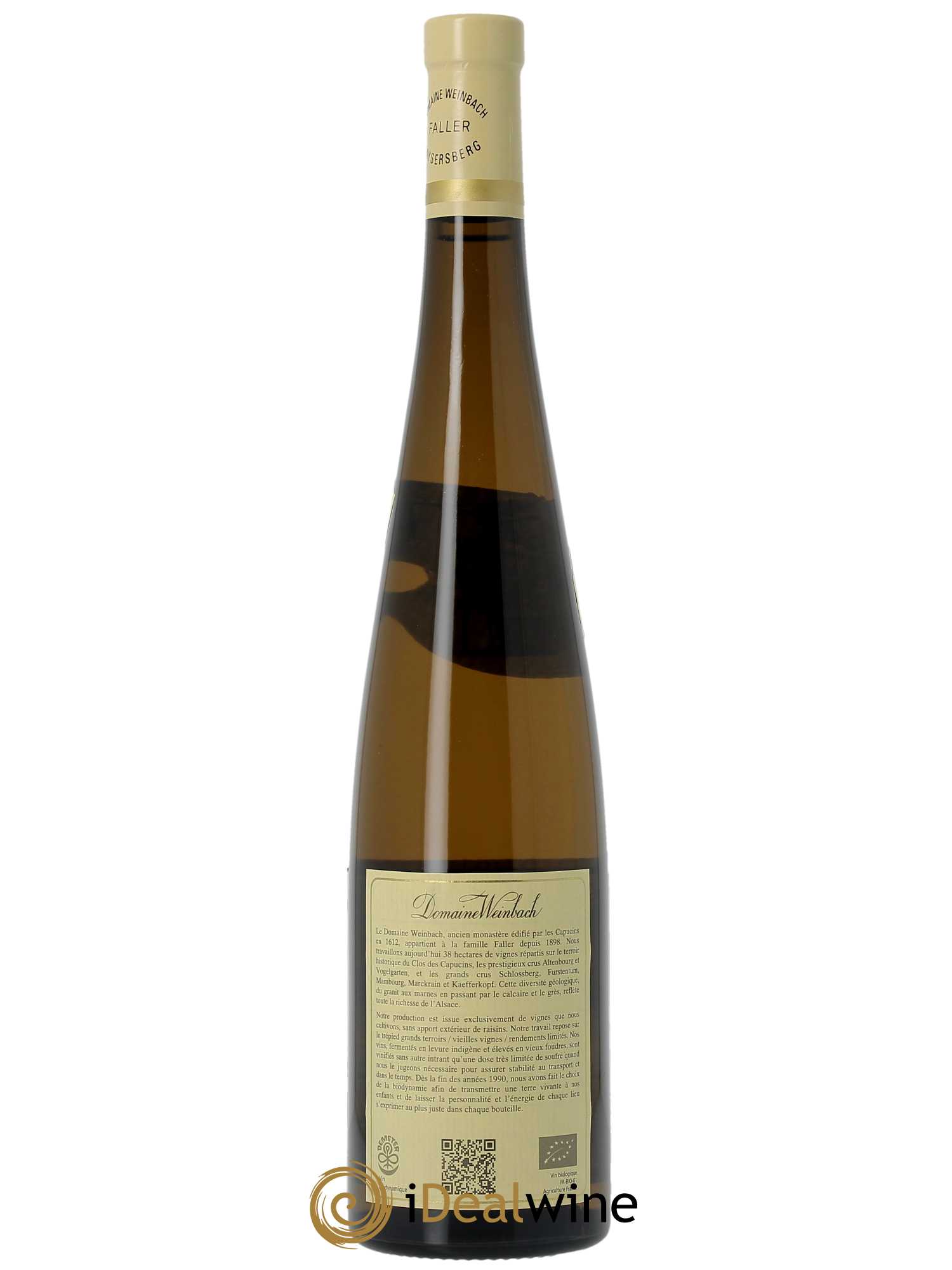 Alsace Riesling Altenbourg Weinbach (Domaine) 2021 - Lot de 1 bouteille - 1
