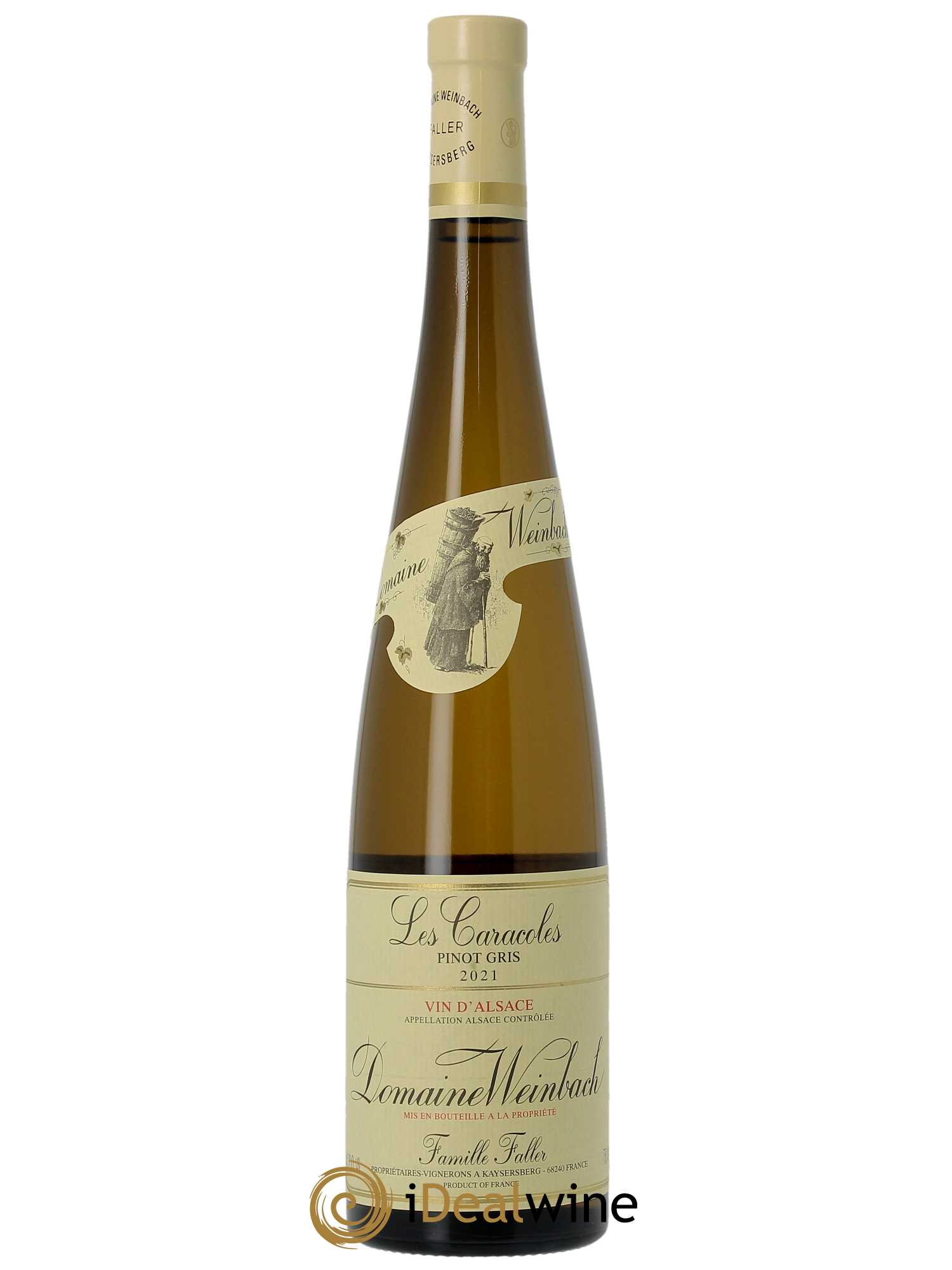 Alsace Pinot Gris Les Caracoles Weinbach (Domaine) 2021 - Lot of 1 bottle - 0