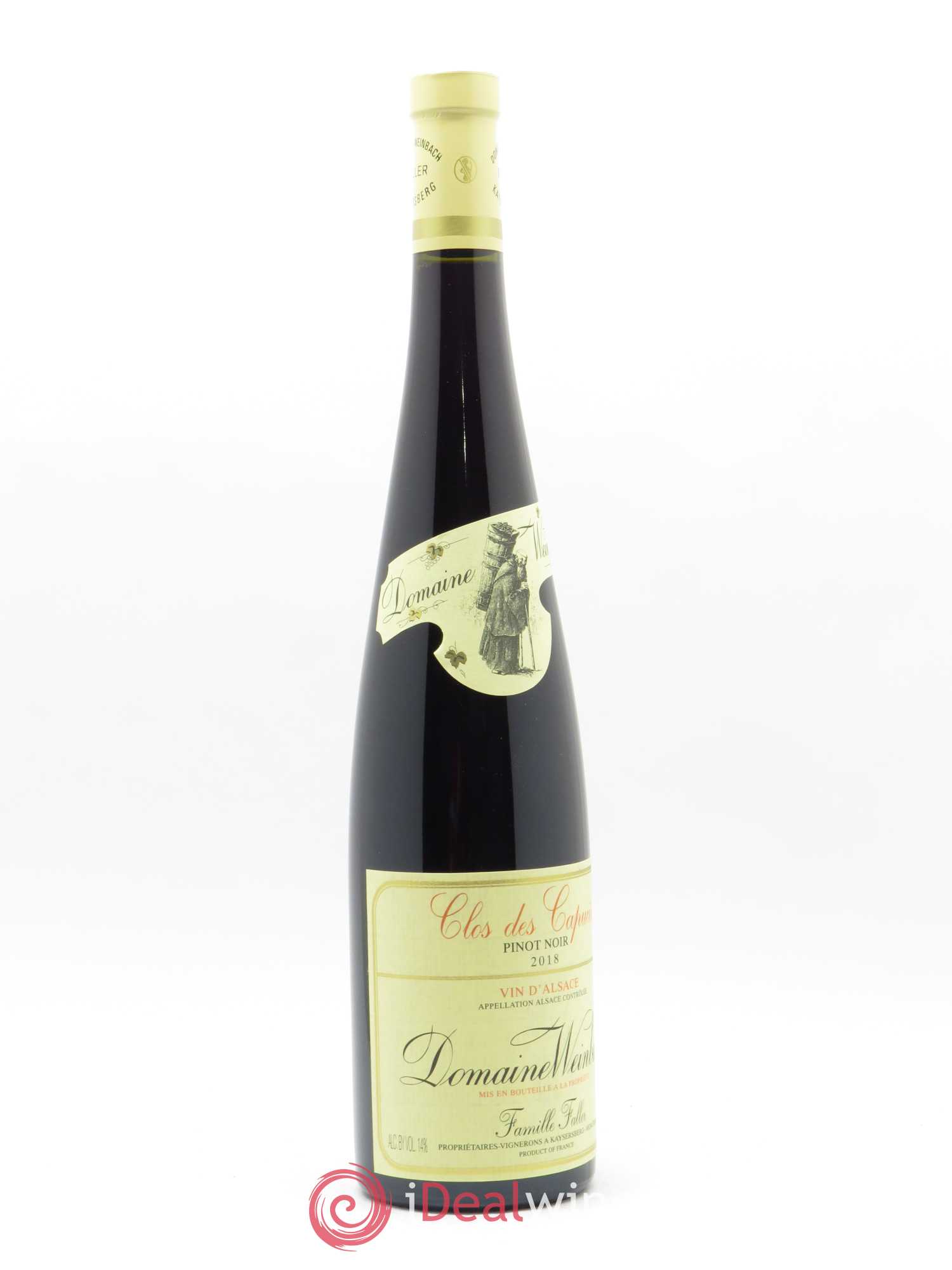 Alsace Pinot Noir Clos des Capucins Weinbach (Domaine) 2018 - Lot de 1 bouteille - 2