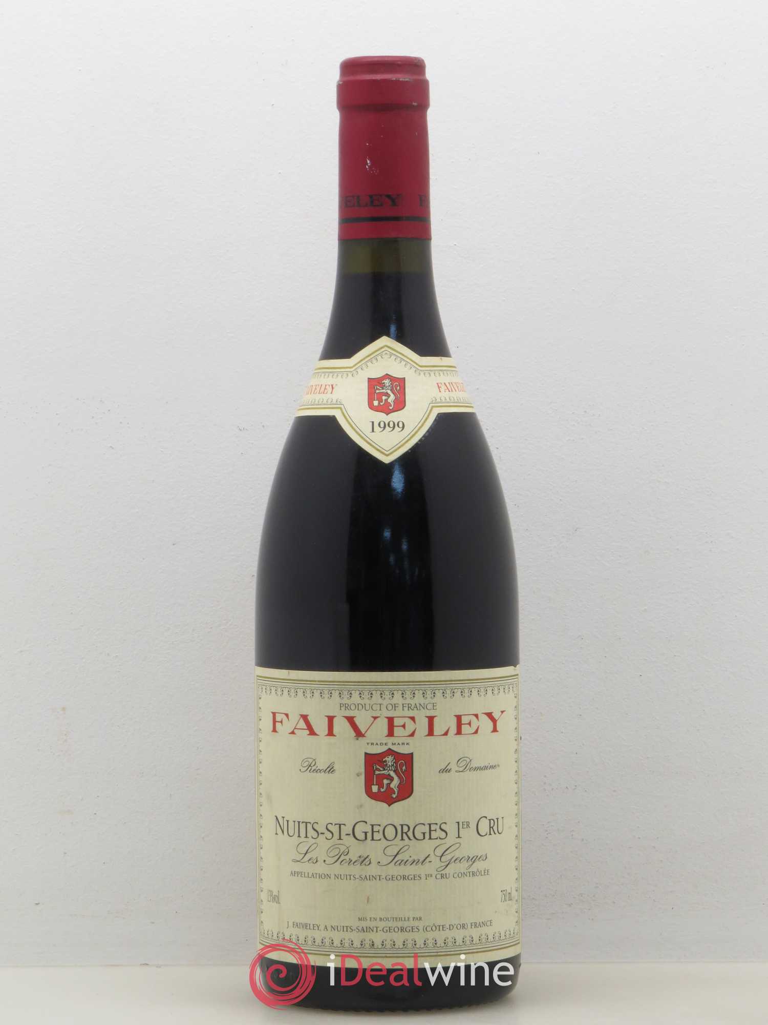Nuits-Saint-Georges 1er Cru Les Porêts Saint-Georges Faiveley 1999 - Lot de 1 bouteille - 0