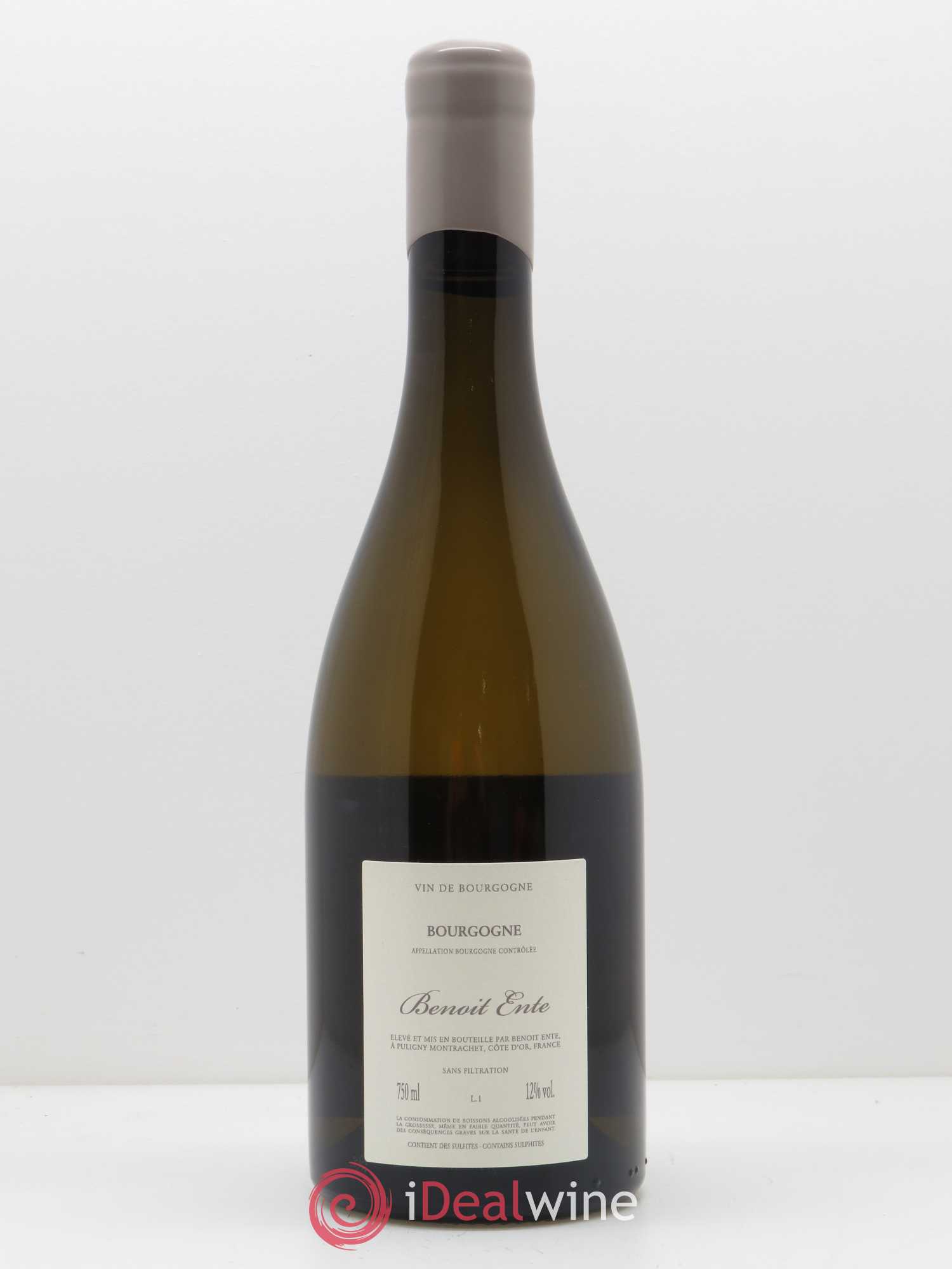Bourgogne Chardonnay Benoit Ente 2016 - Lot de 1 bouteille - 1