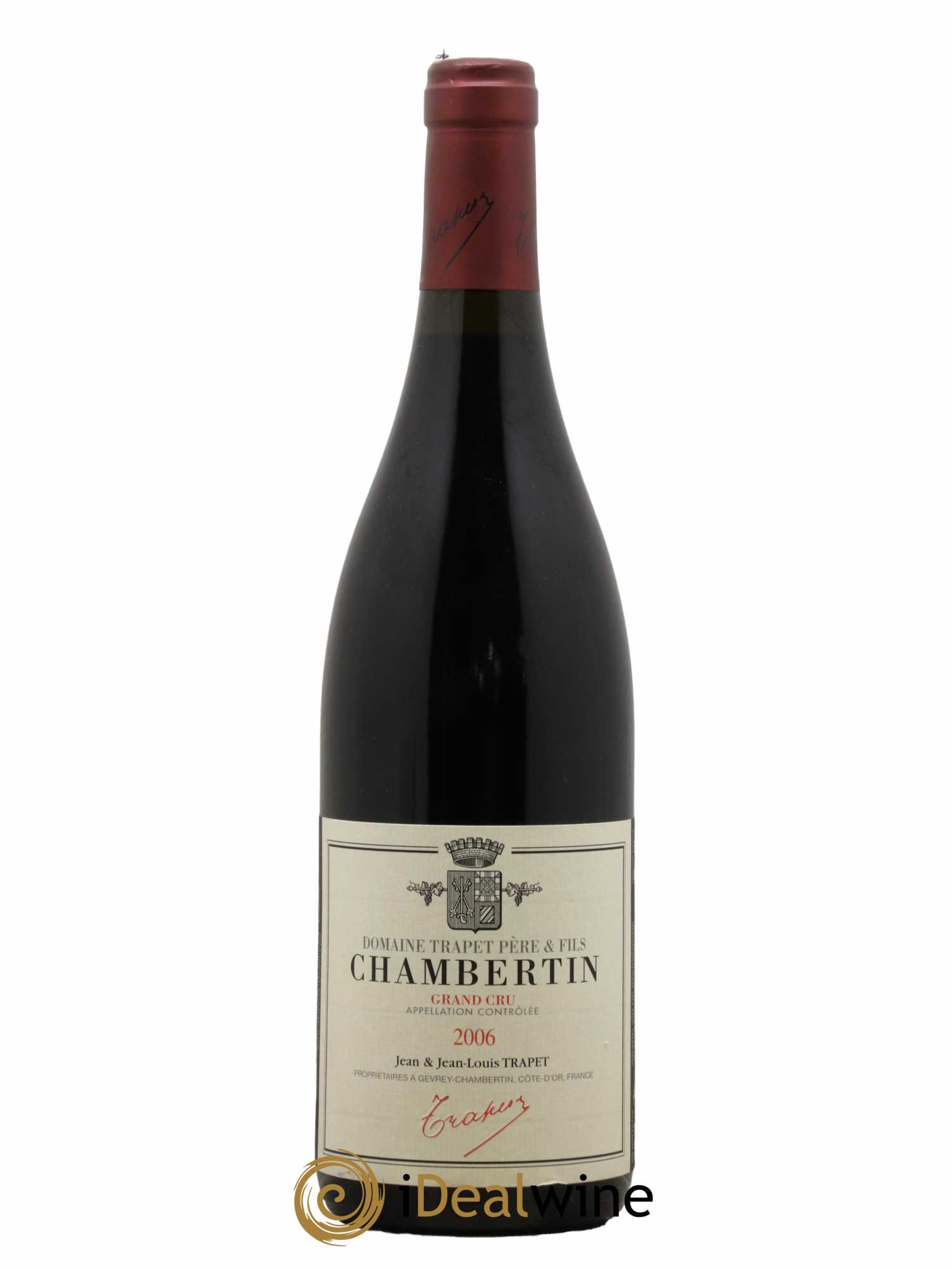 Chambertin Grand Cru Domaine Trapet 2006 - Lot de 1 bouteille - 0