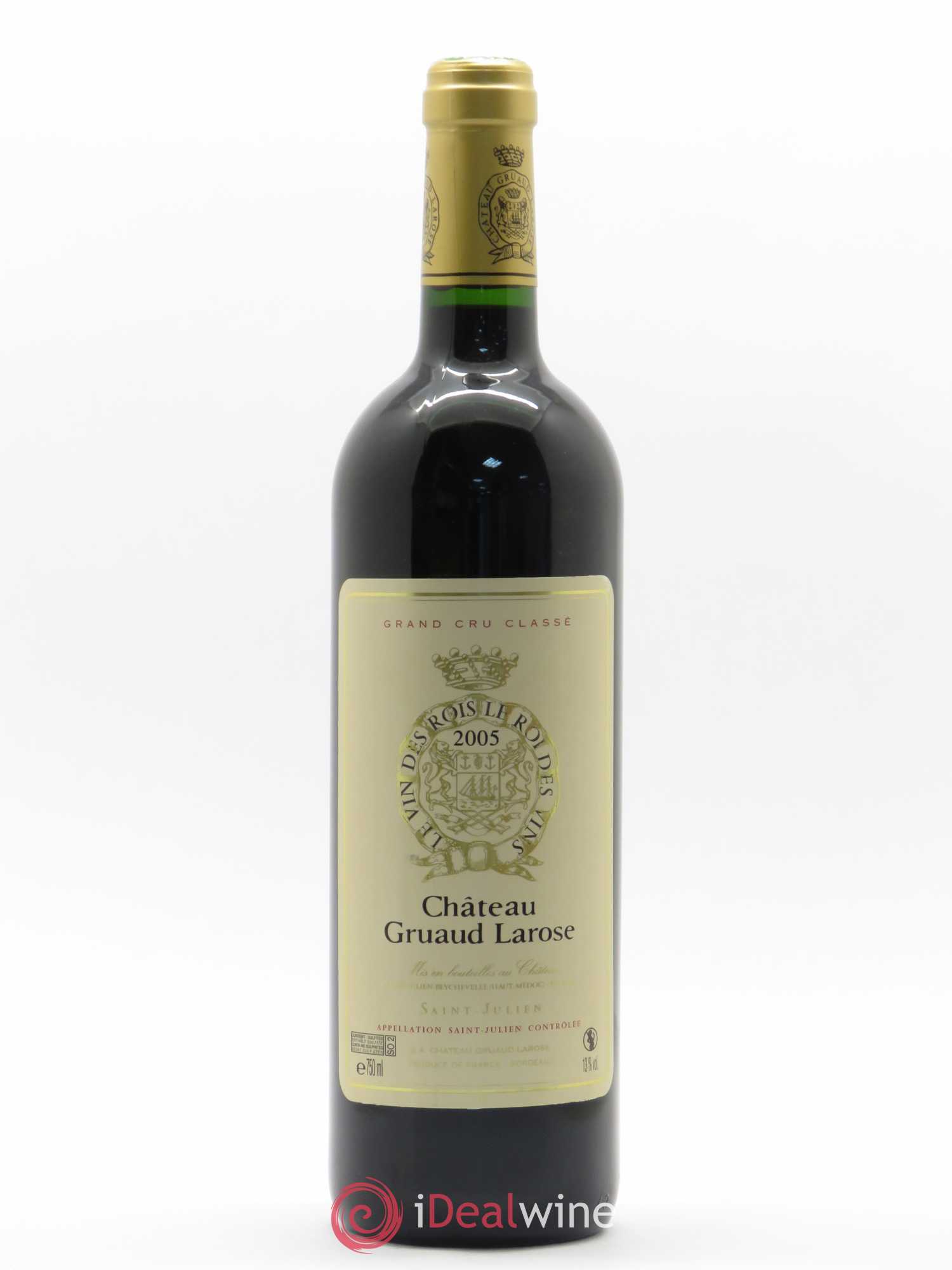 Château Gruaud Larose 2ème Grand Cru Classé 2005 - Lot de 1 bouteille - 0