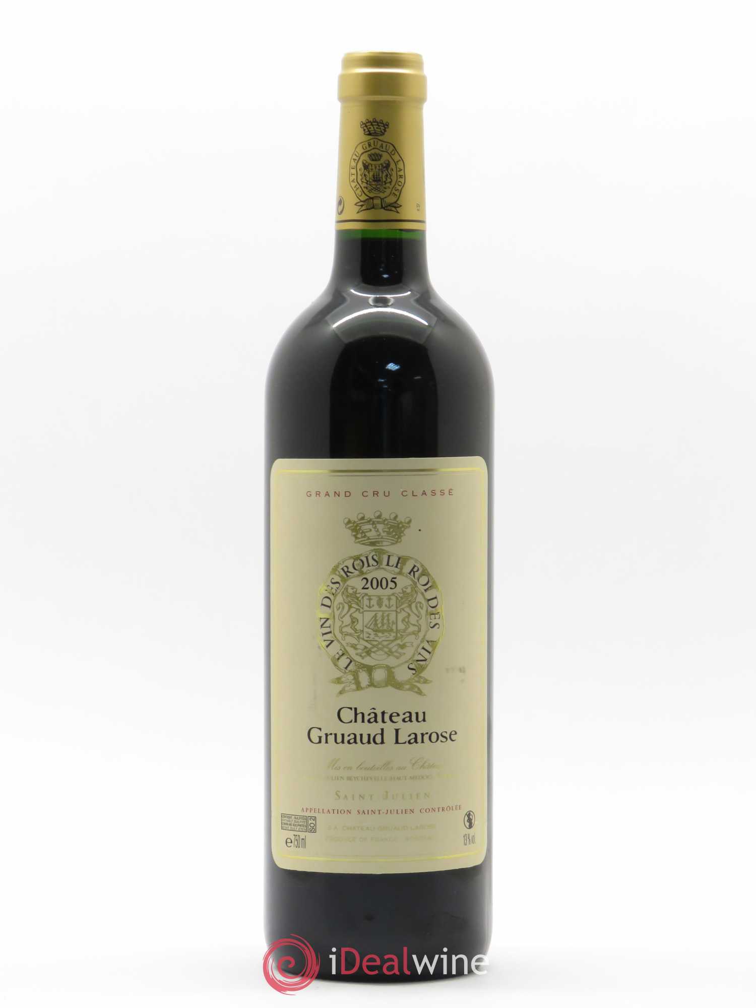 Château Gruaud Larose 2ème Grand Cru Classé 2005 - Lot de 1 bouteille - 0