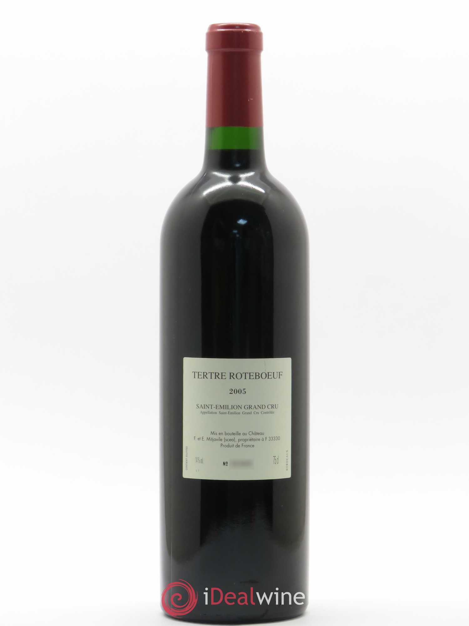 Château Tertre Roteboeuf 2005 - Lot de 1 bouteille - 1