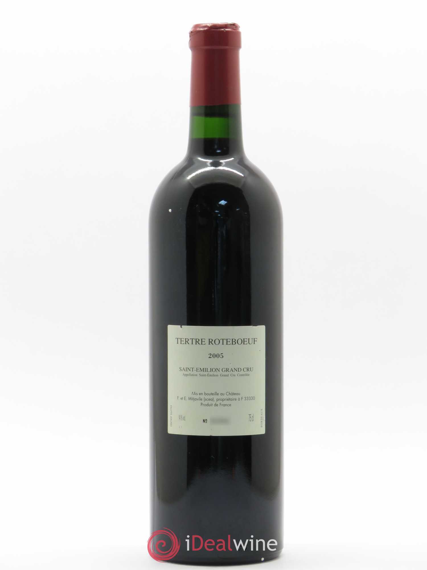 Château Tertre Roteboeuf 2005 - Lot de 1 bouteille - 1