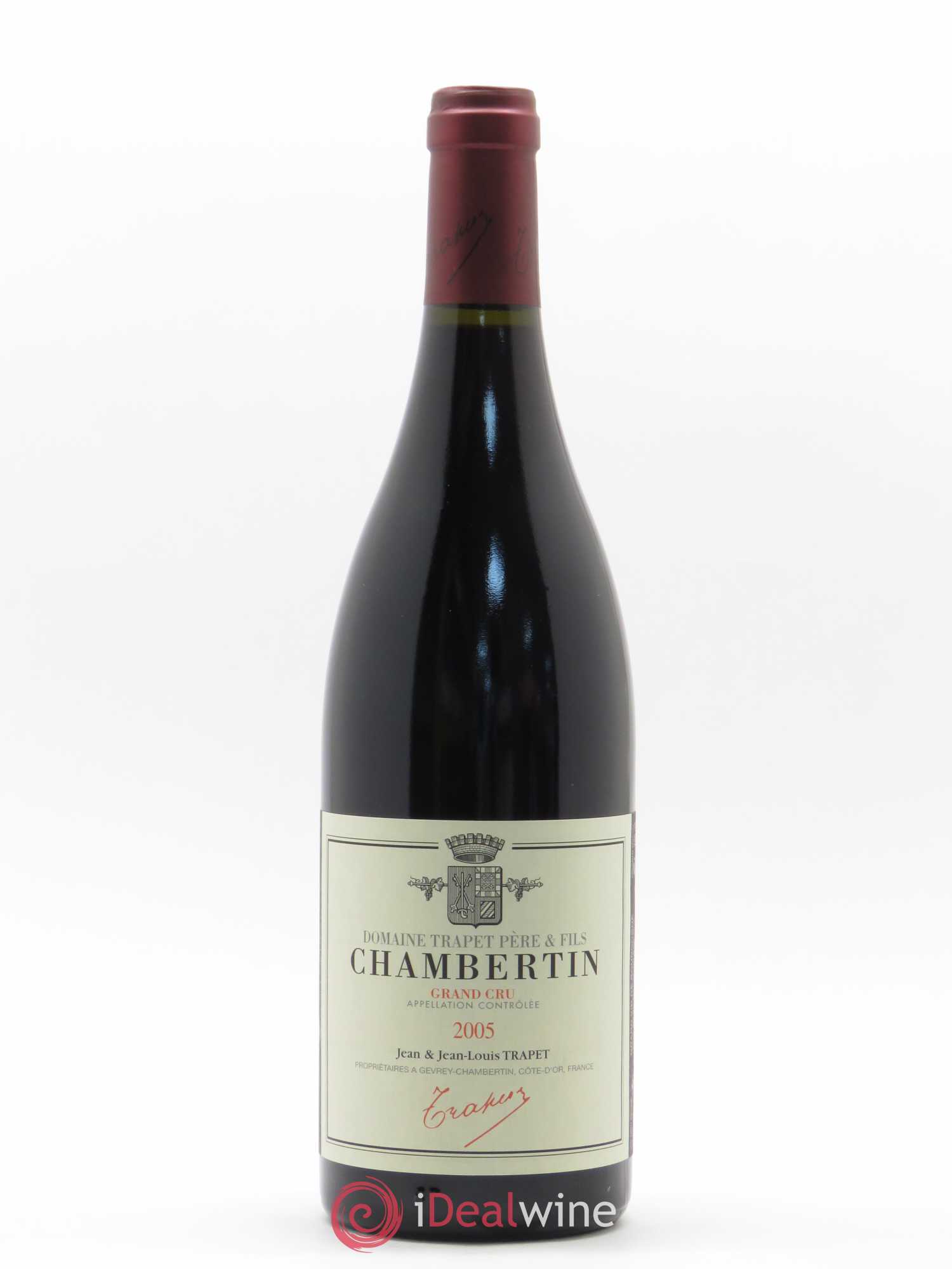 Chambertin Grand Cru Domaine Trapet 2005 - Lot de 1 bouteille - 0