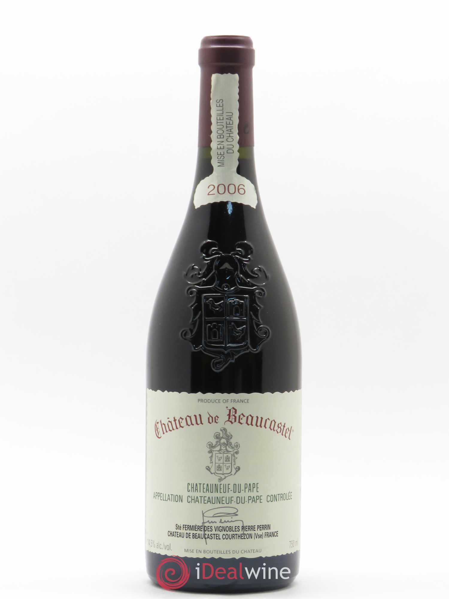 Châteauneuf-du-Pape Château de Beaucastel Famille Perrin 2006 - Lot de 1 bouteille - 0