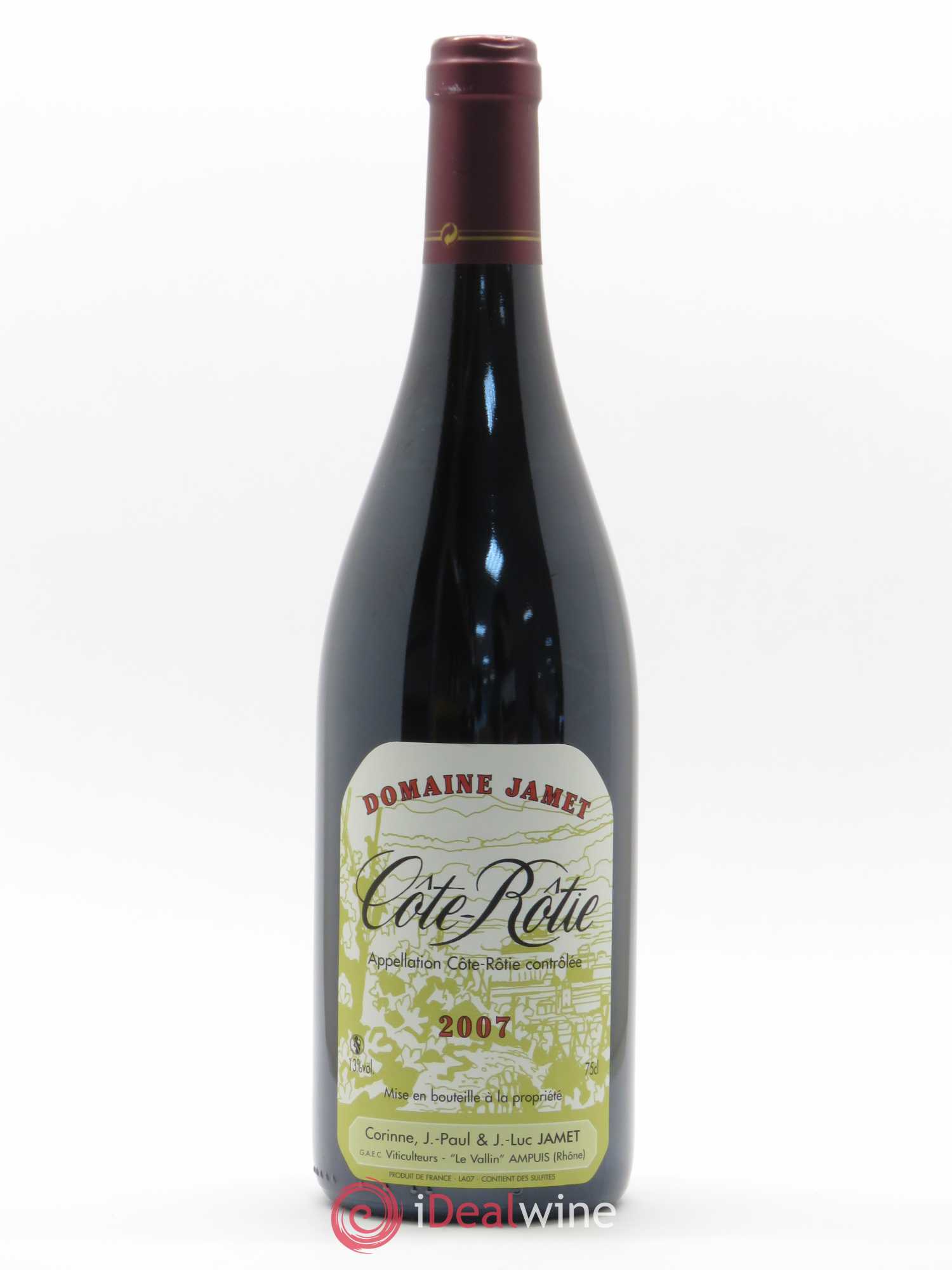 Côte-Rôtie Jamet (Domaine) 2007 - Lot de 1 bouteille - 0