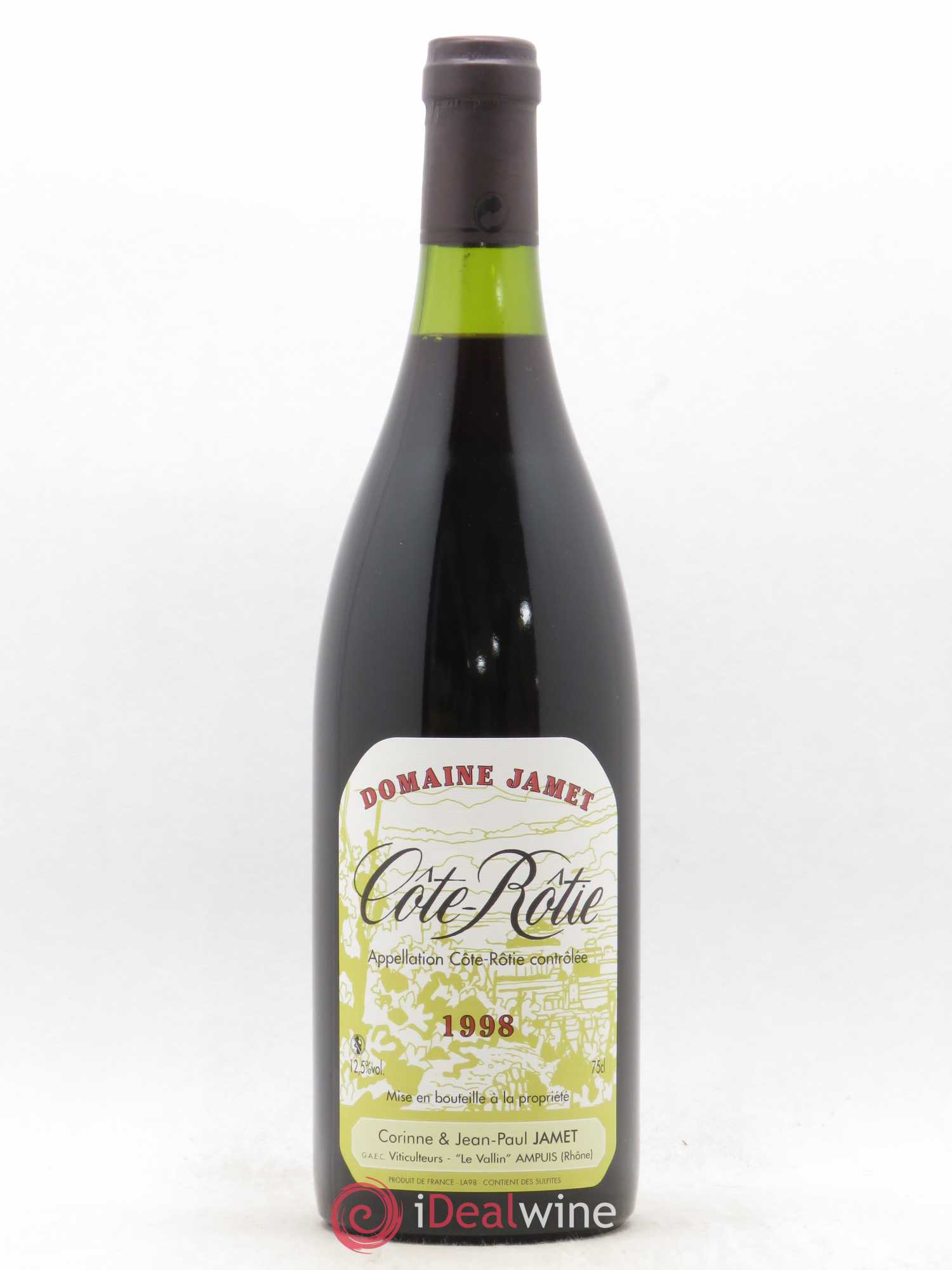 Côte-Rôtie Jamet (Domaine) 1998 - Lot de 1 bouteille - 0