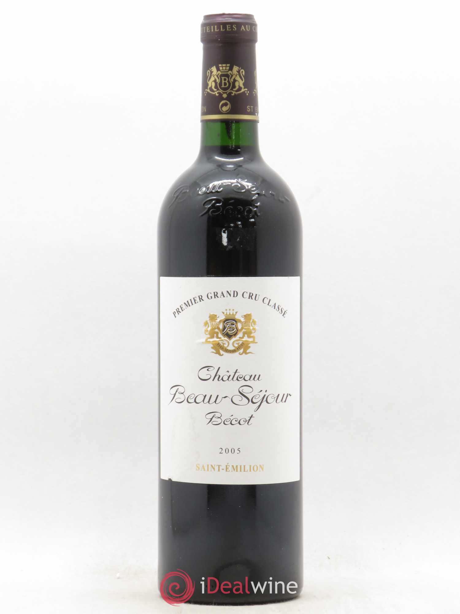 Château Beau-Séjour Bécot 1er Grand Cru Classé B 2005 - Lot de 1 bouteille - 0