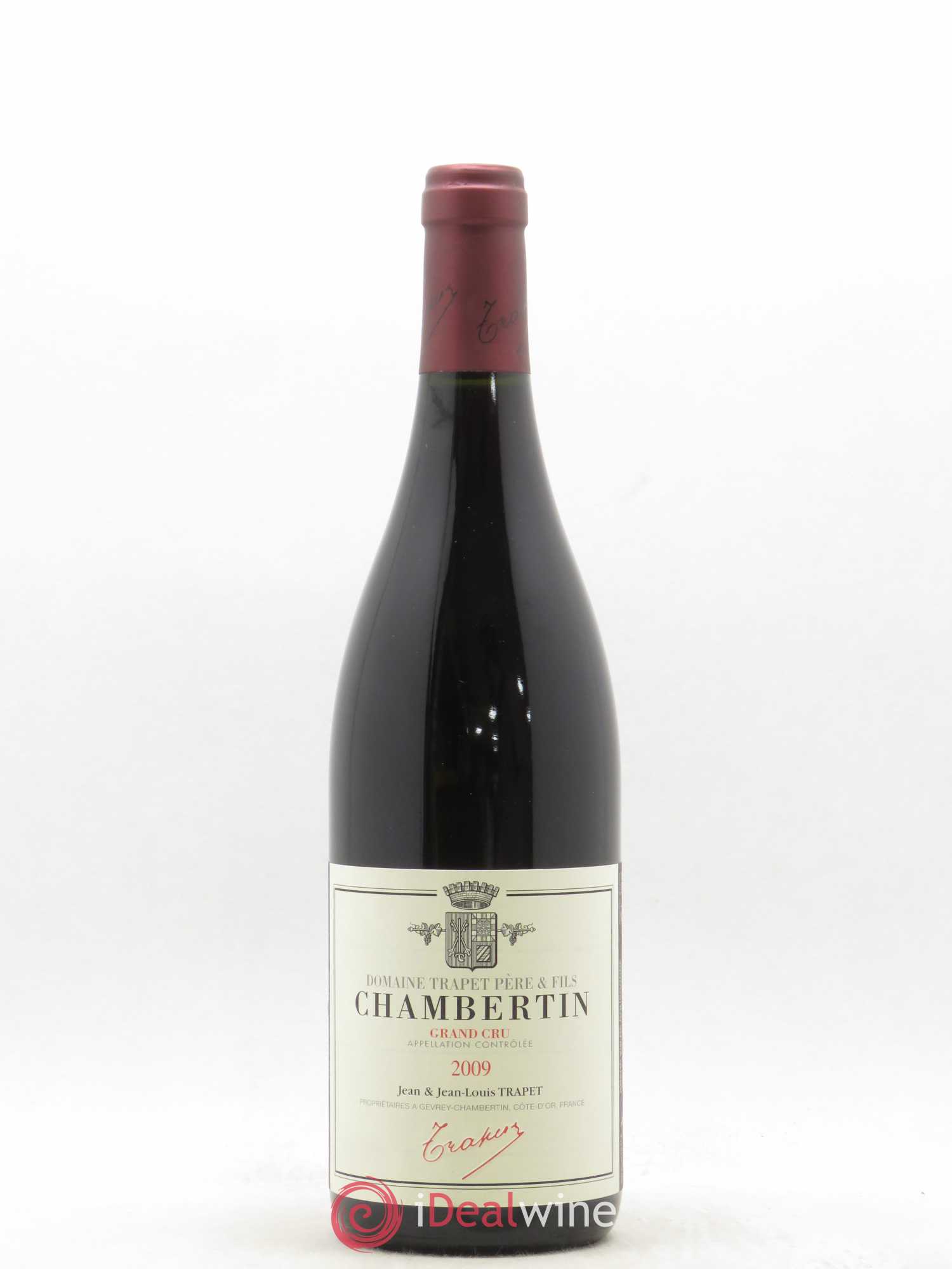 Chambertin Grand Cru Domaine Trapet 2009 - Lot de 1 bouteille - 0