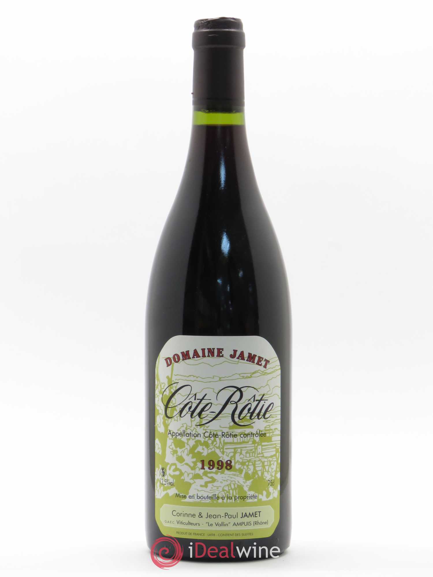 Côte-Rôtie Jamet (Domaine) 1998 - Lot de 1 bouteille - 0