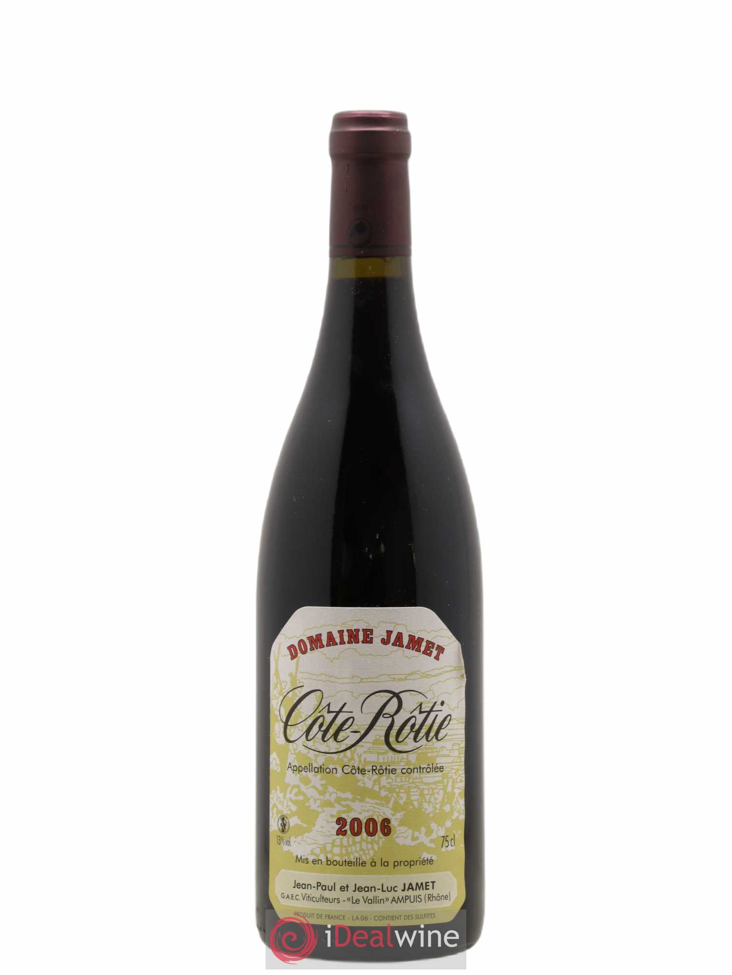 Côte-Rôtie Jamet (Domaine) 2006 - Lot de 1 bouteille - 0