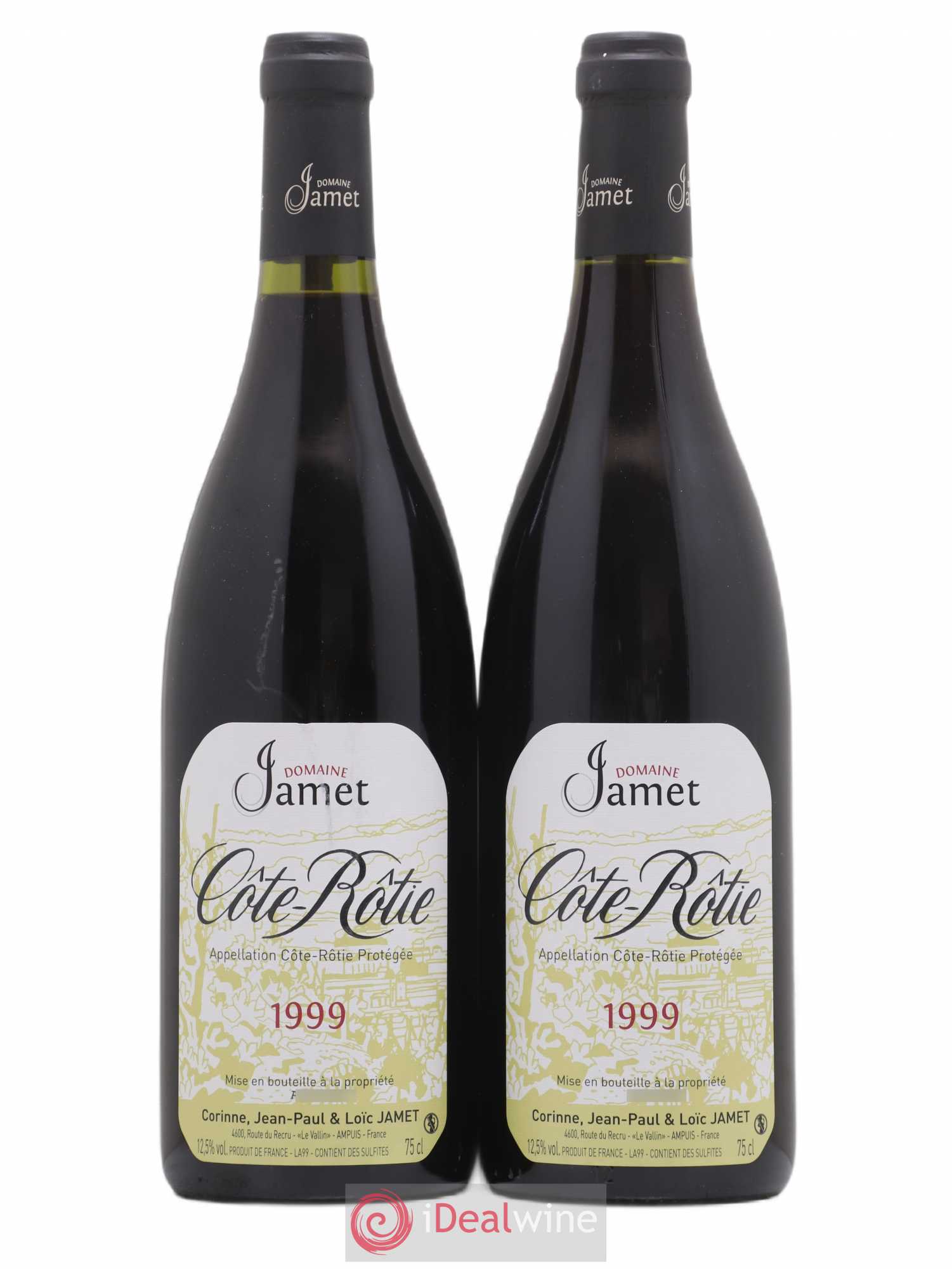 Côte-Rôtie Jamet (Domaine) 1999 - Lot de 2 bouteilles - 0