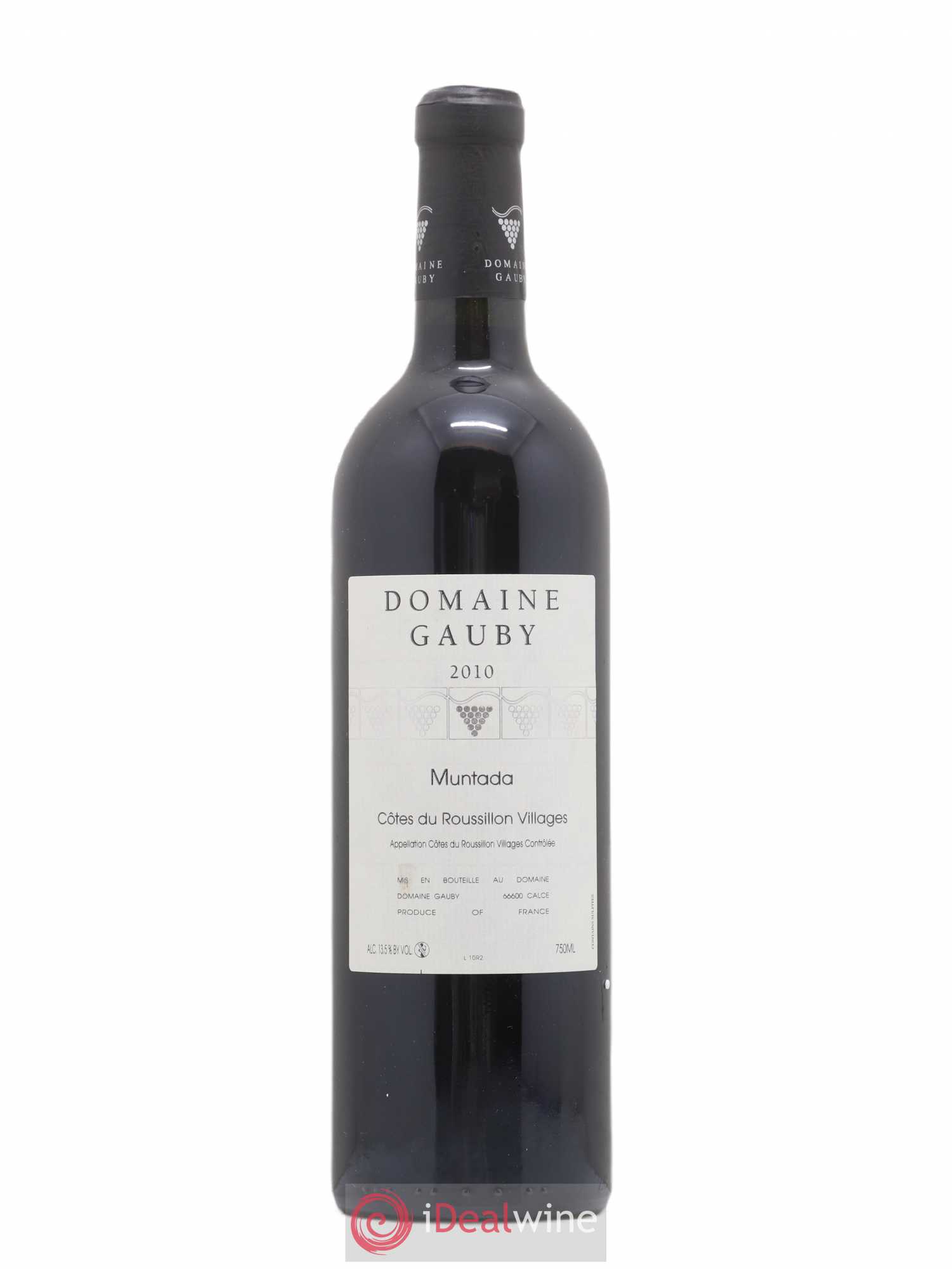 Côtes Catalanes (anciennement Côtes du Roussillon Villages) La Muntada Gauby (Domaine) 2010 - Lot de 1 bouteille - 0