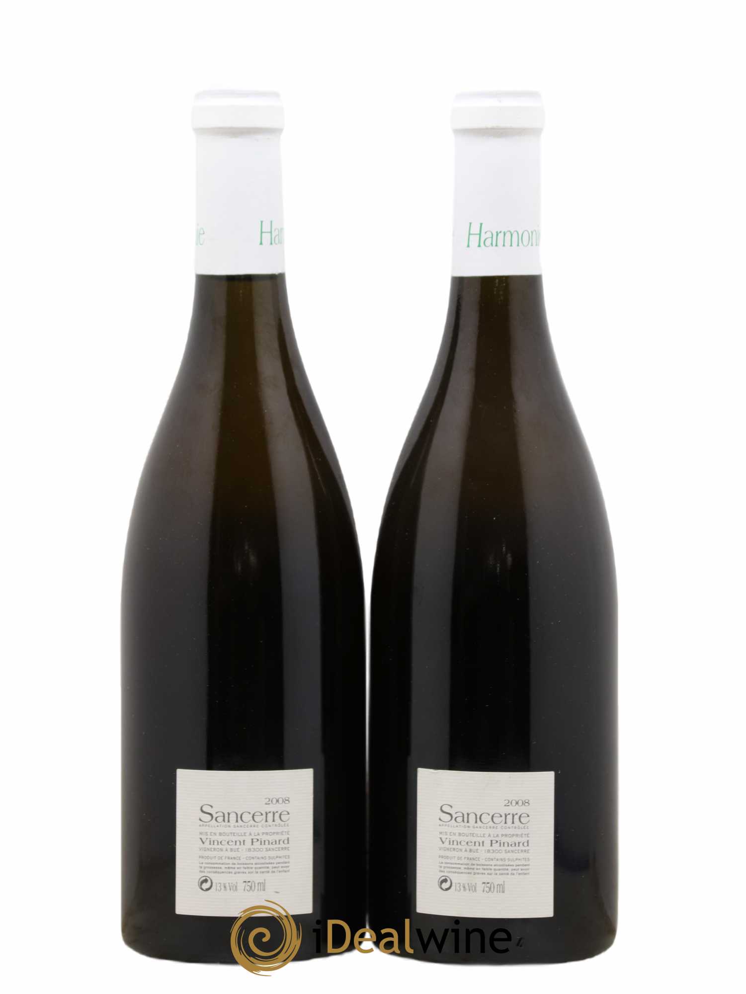 Sancerre Harmonie Vincent Pinard 2008 - Lot de 2 bouteilles - 1