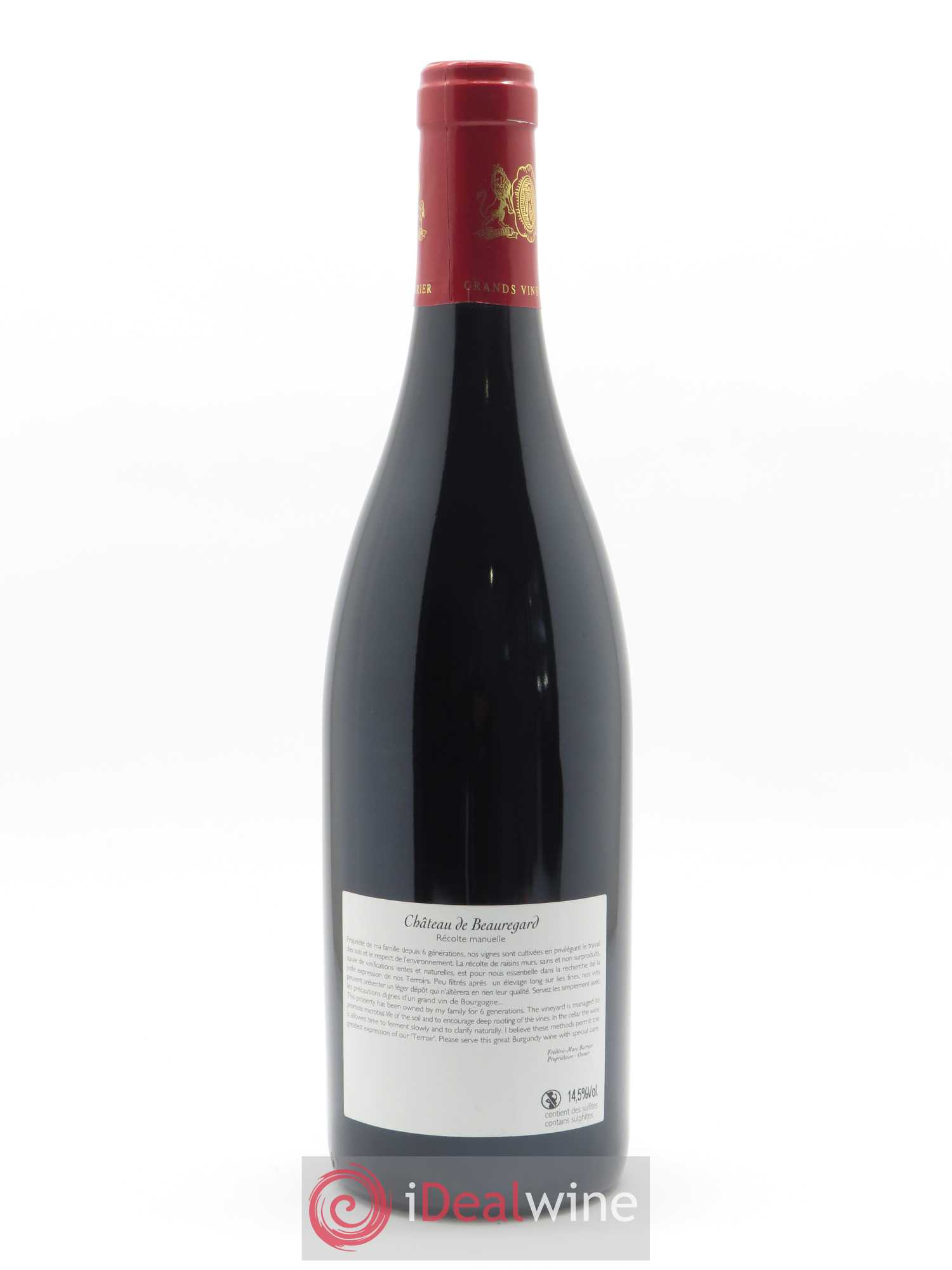 Moulin-à-Vent Château de Beauregard - Joseph Burrier 2015 - Lot de 1 bouteille - 1