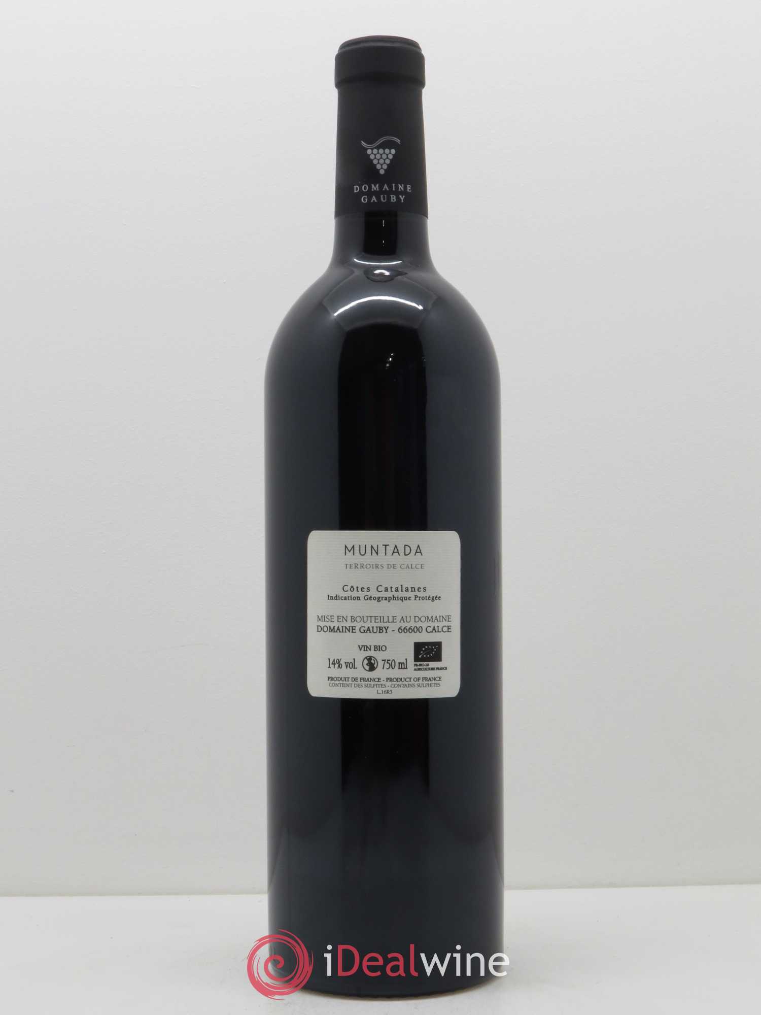 Côtes Catalanes (anciennement Côtes du Roussillon Villages) La Muntada Gauby (Domaine) 2016 - Lot de 1 bouteille - 1