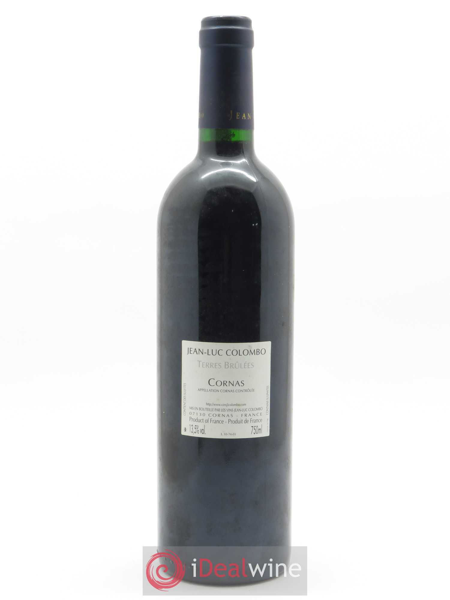 Cornas Terres Brûlées Jean-Luc Colombo 2008 - Lot de 1 bouteille - 1