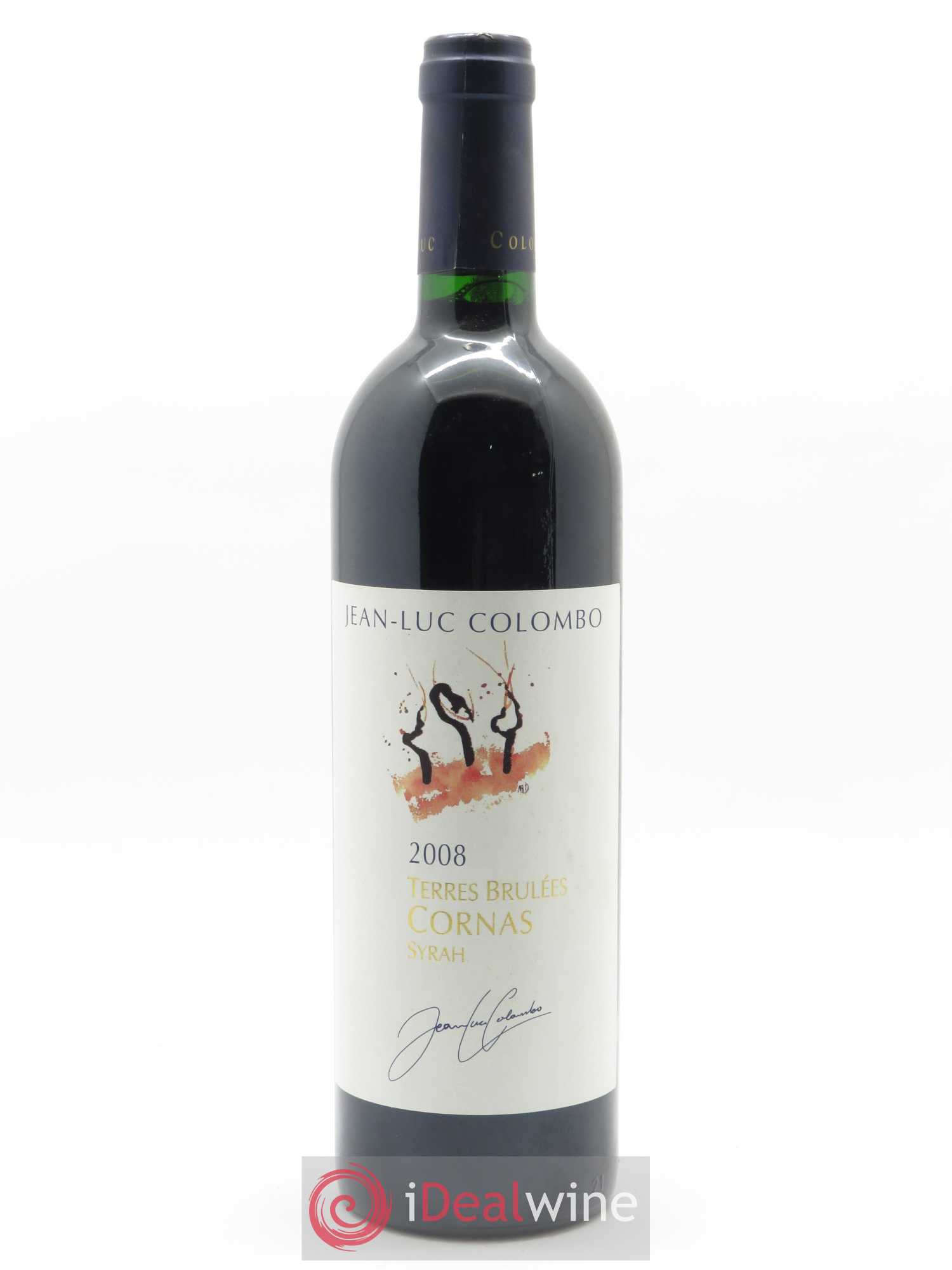 Cornas Terres Brûlées Jean-Luc Colombo 2008 - Lot de 1 bouteille - 0