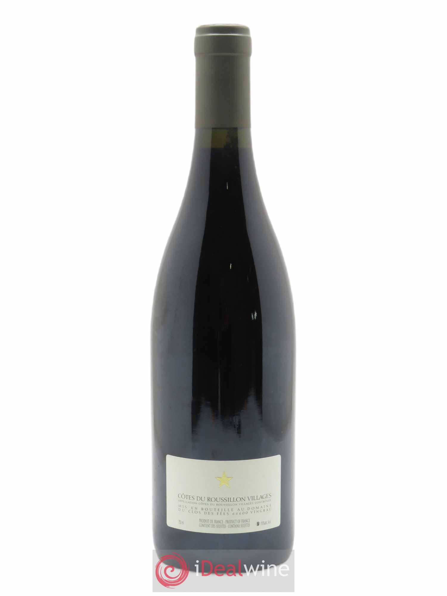 Côtes du Roussillon Villages Clos des Fées Hervé Bizeul 2008 - Lot de 1 bouteille - 1