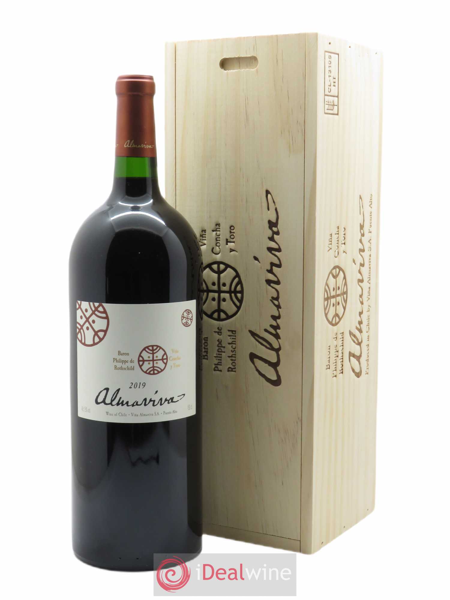 Chili Almaviva Baron P. de Rothschild Concha y Toro 2019 - Lot de 1 magnum - 0