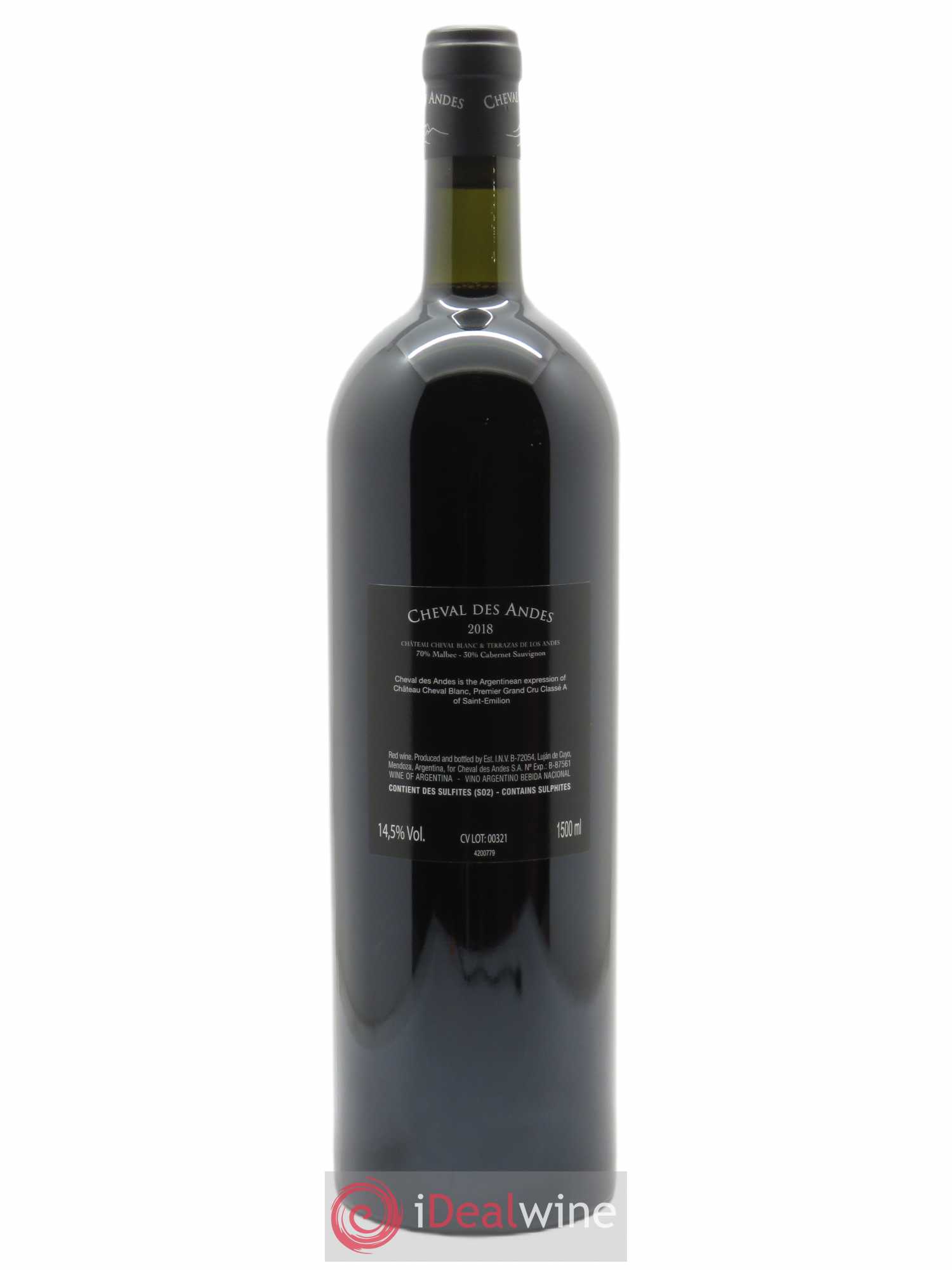 Mendoza Cheval des Andes 2018 - Lot de 1 magnum - 1