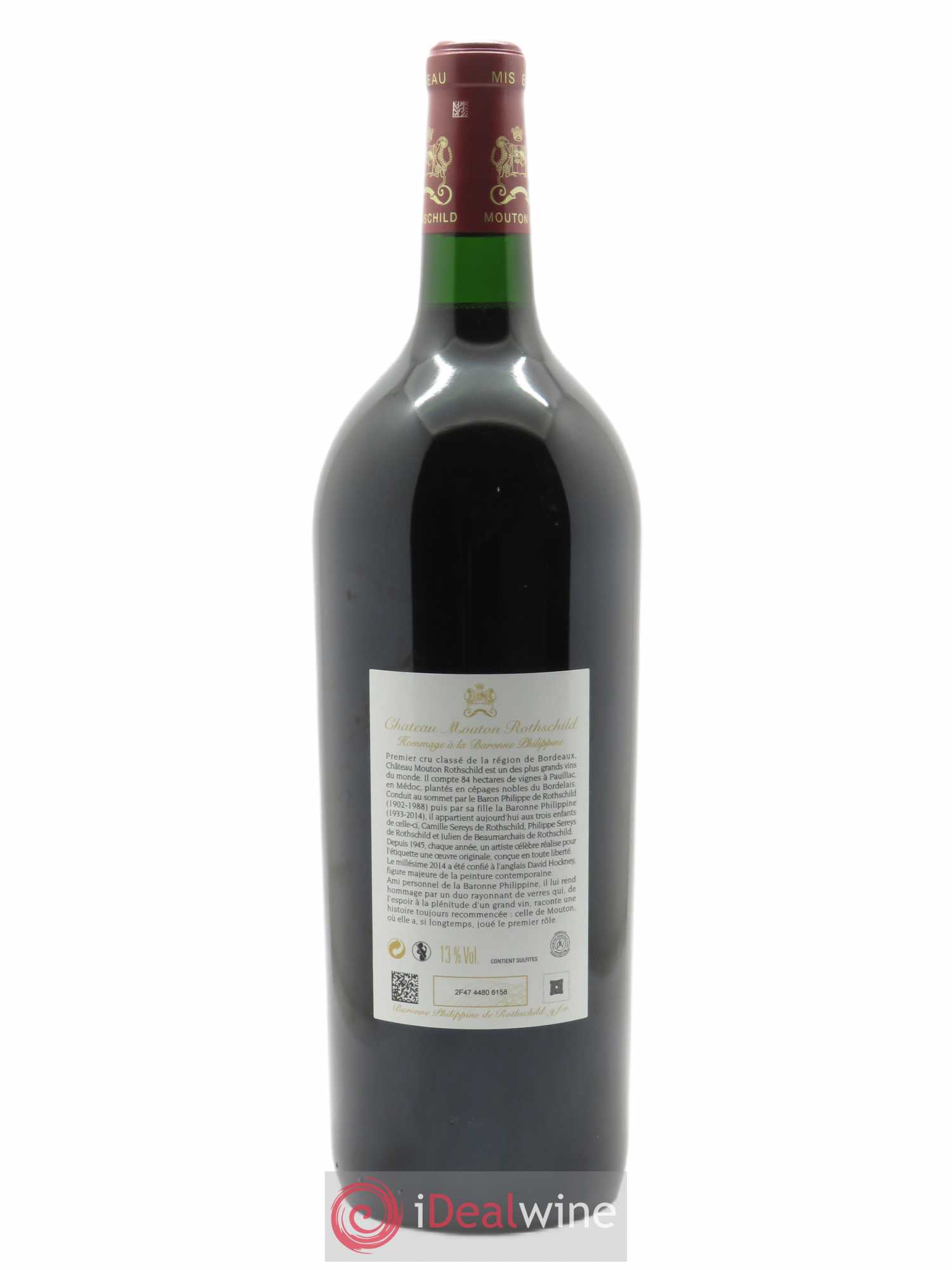 Château Mouton Rothschild 1er Grand Cru Classé (CBO à partir de 6 mgs) 2014 - Lot de 1 magnum - 1