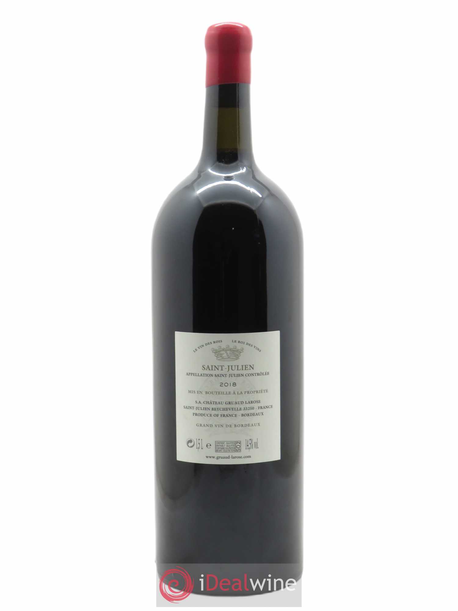 Château Gruaud Larose 2ème Grand Cru Classé (CBO à partir de 6 mgs) 2018 - Posten von 1 Magnum - 1