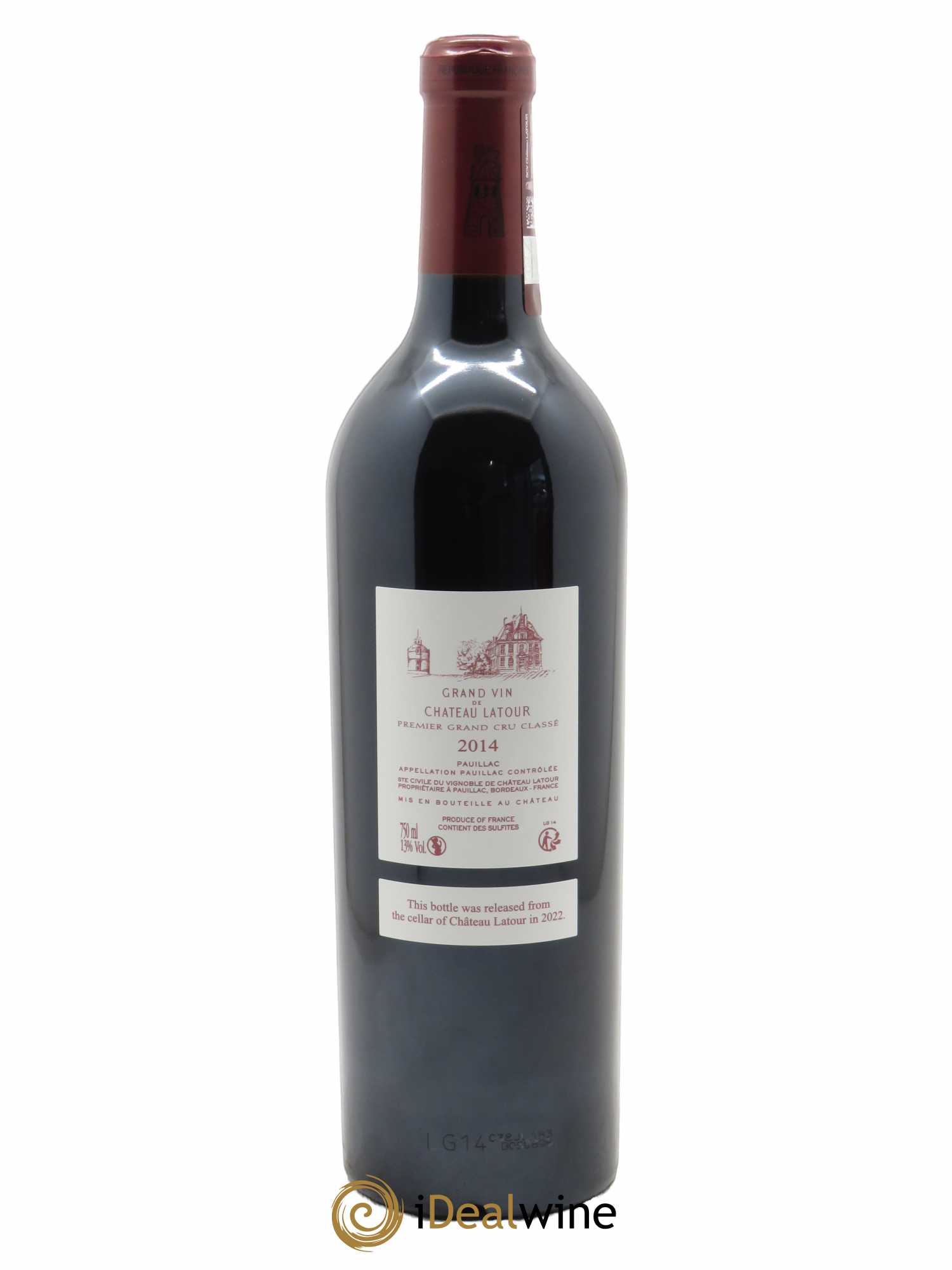 Château Latour 1er Grand Cru Classé (OWC if 3 bts) 2014 - Lot of 1 bottle - 1