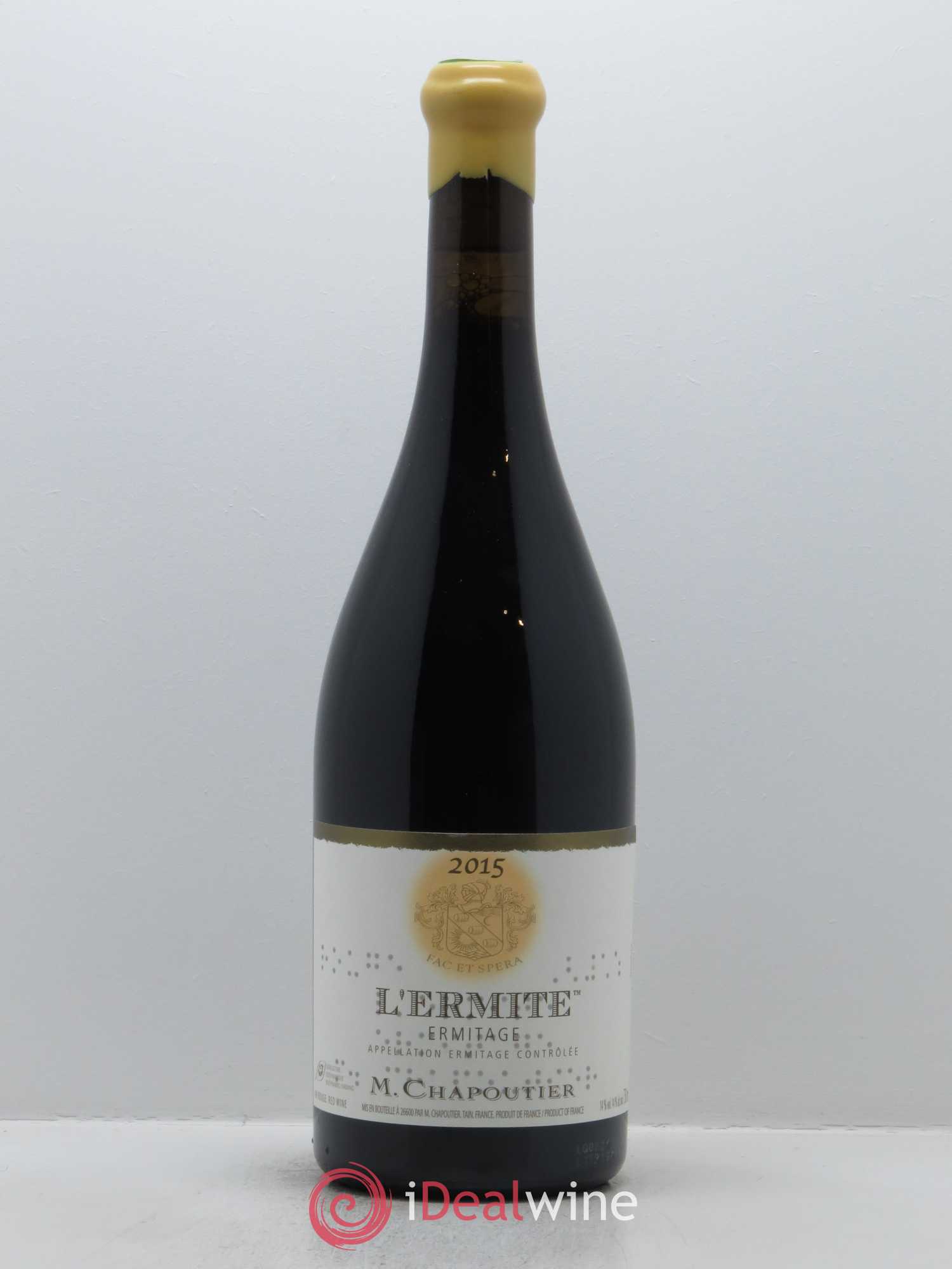 Hermitage Ermitage l'Ermite Chapoutier 2015 - Lot de 1 bouteille - 0