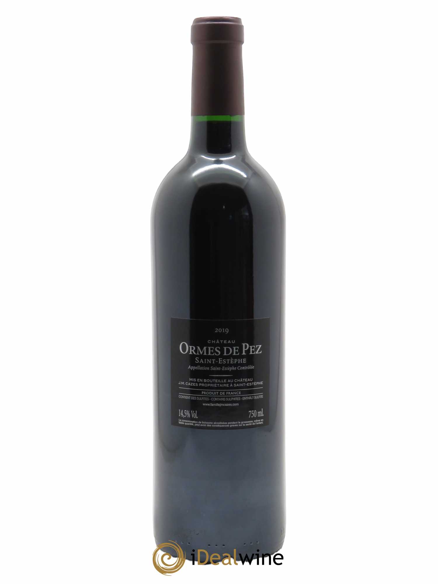 Château les Ormes de Pez (OWC if 6 bts) 2019 - Lot of 1 bottle - 1