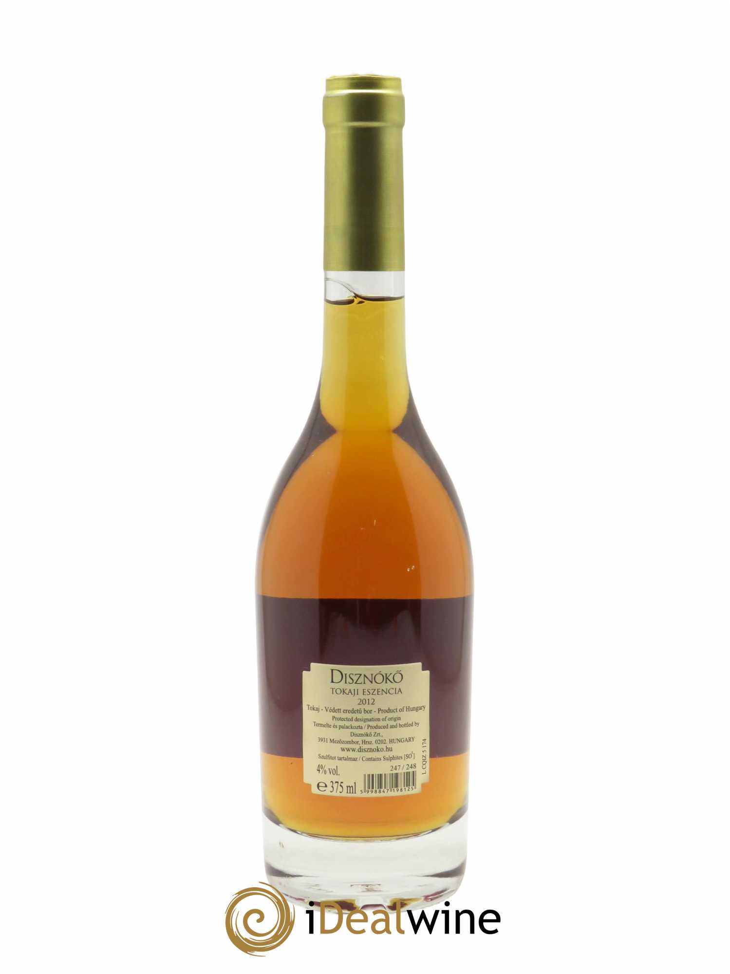 Tokaji Eszencia Disznoko (Domaine) 2012 - Lot of 1 half-bottle - 2
