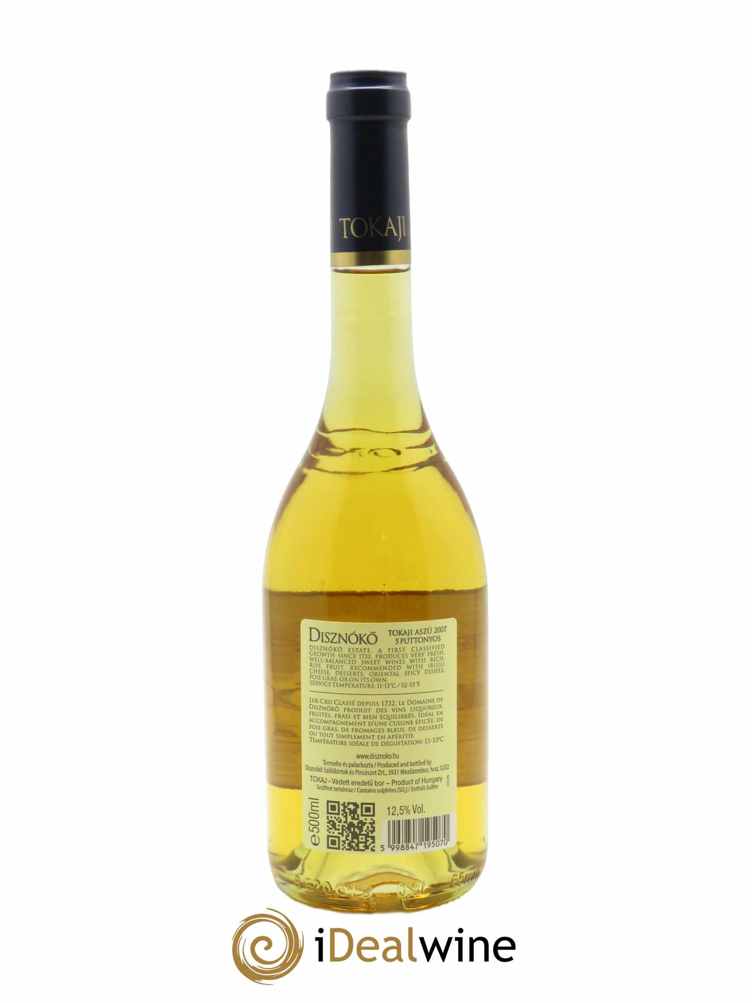 Tokaj Coffret 3 bouteilles 5 Puttonyos Vertical Collection n°2 Disznoko (Domaine) - Lot of 1 bottle - 5