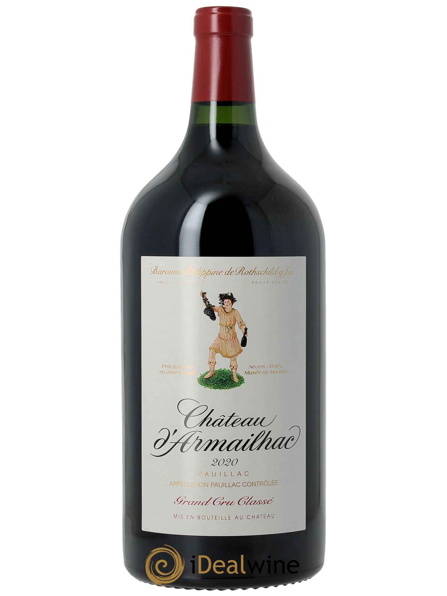 Château d' Armailhac - Mouton Baron(ne) Philippe 5ème Grand Cru Classé 2020 - Lot of 1 double magnum - 1