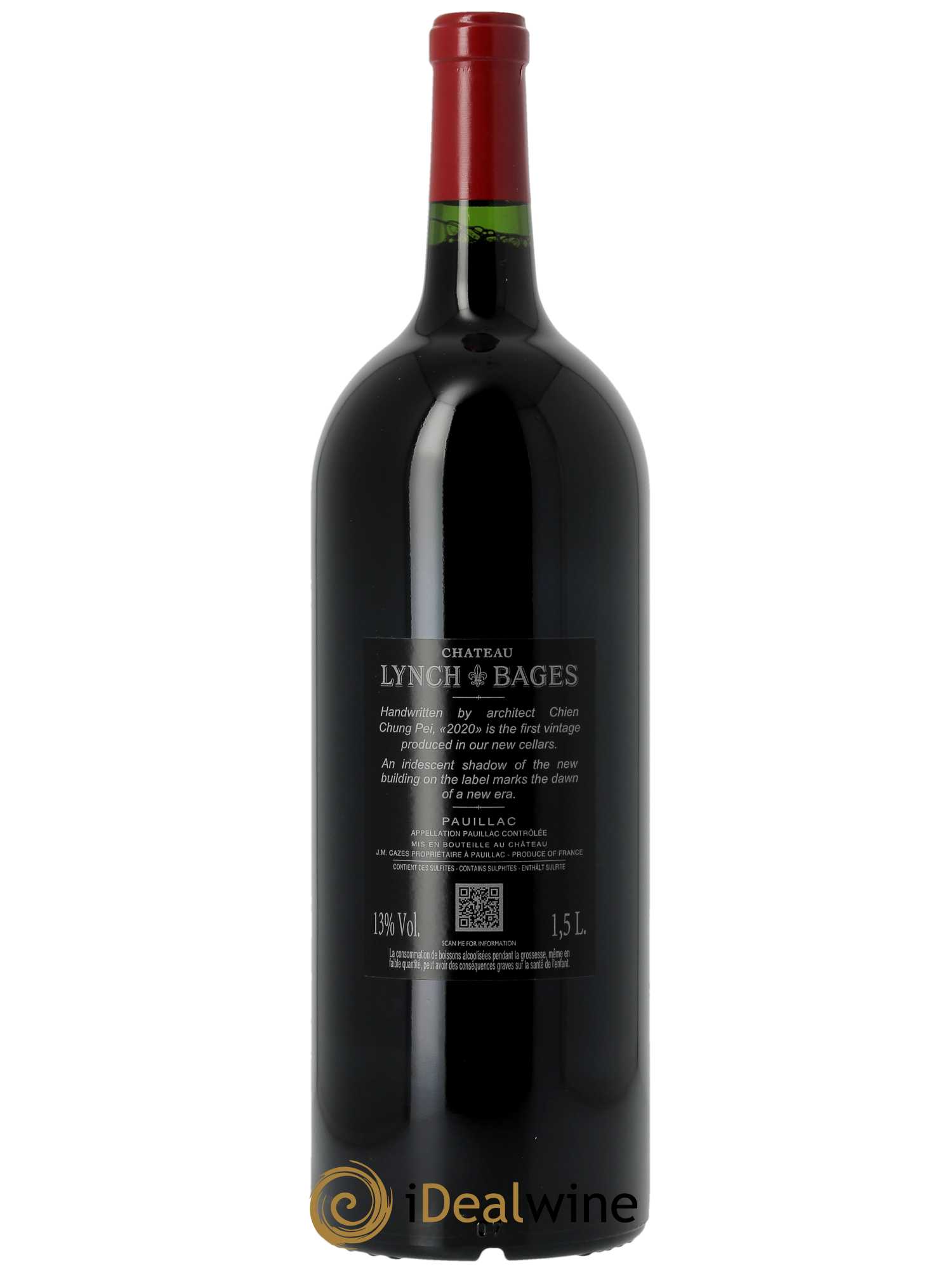 Château Lynch Bages 5ème Grand Cru Classé (CBO à partir de 3 MG) 2020 - Lot de 1 magnum - 1
