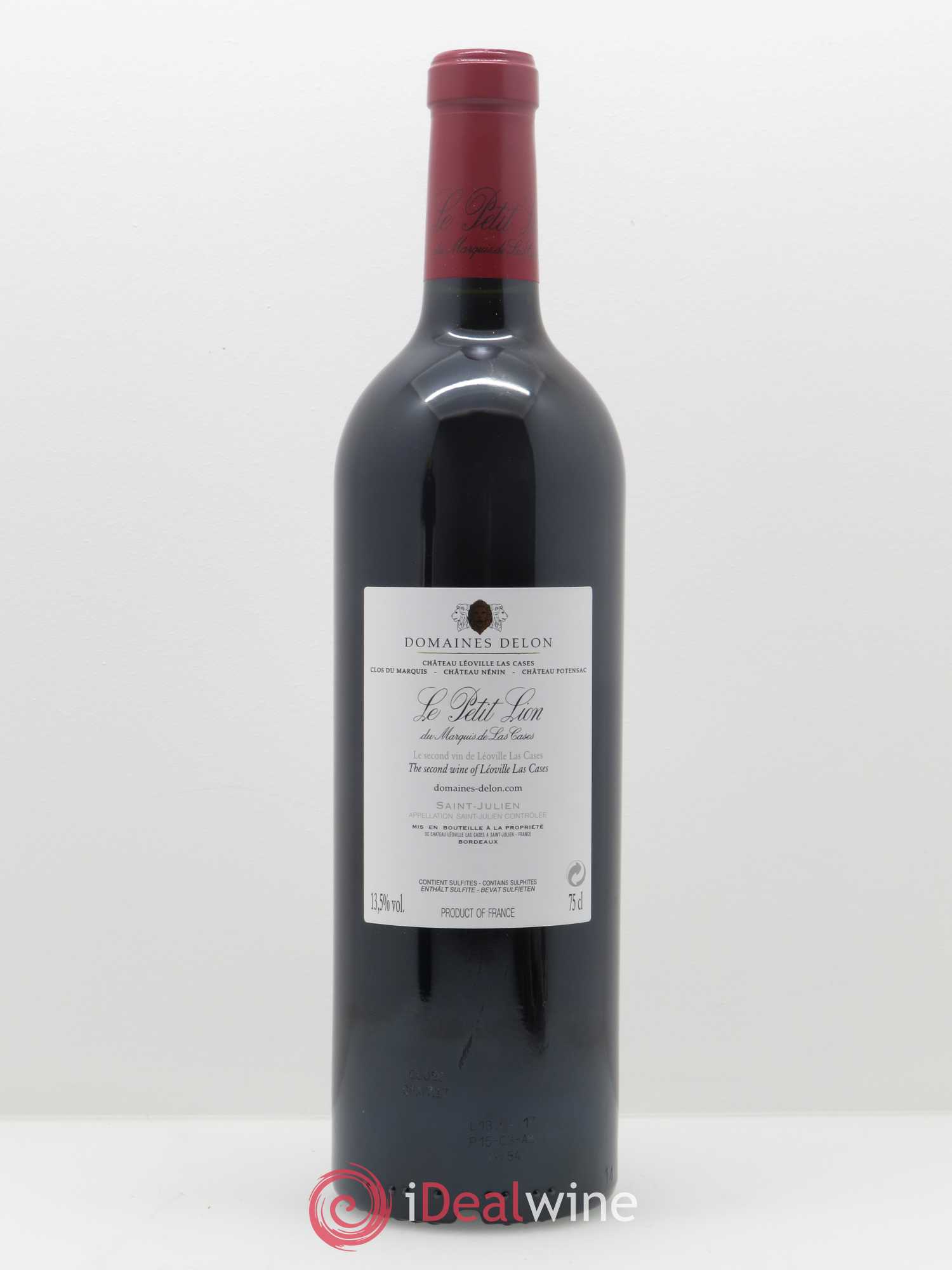 Le Petit Lion du Marquis de Las Cases Second Vin 2015 - Lot de 1 bouteille - 1