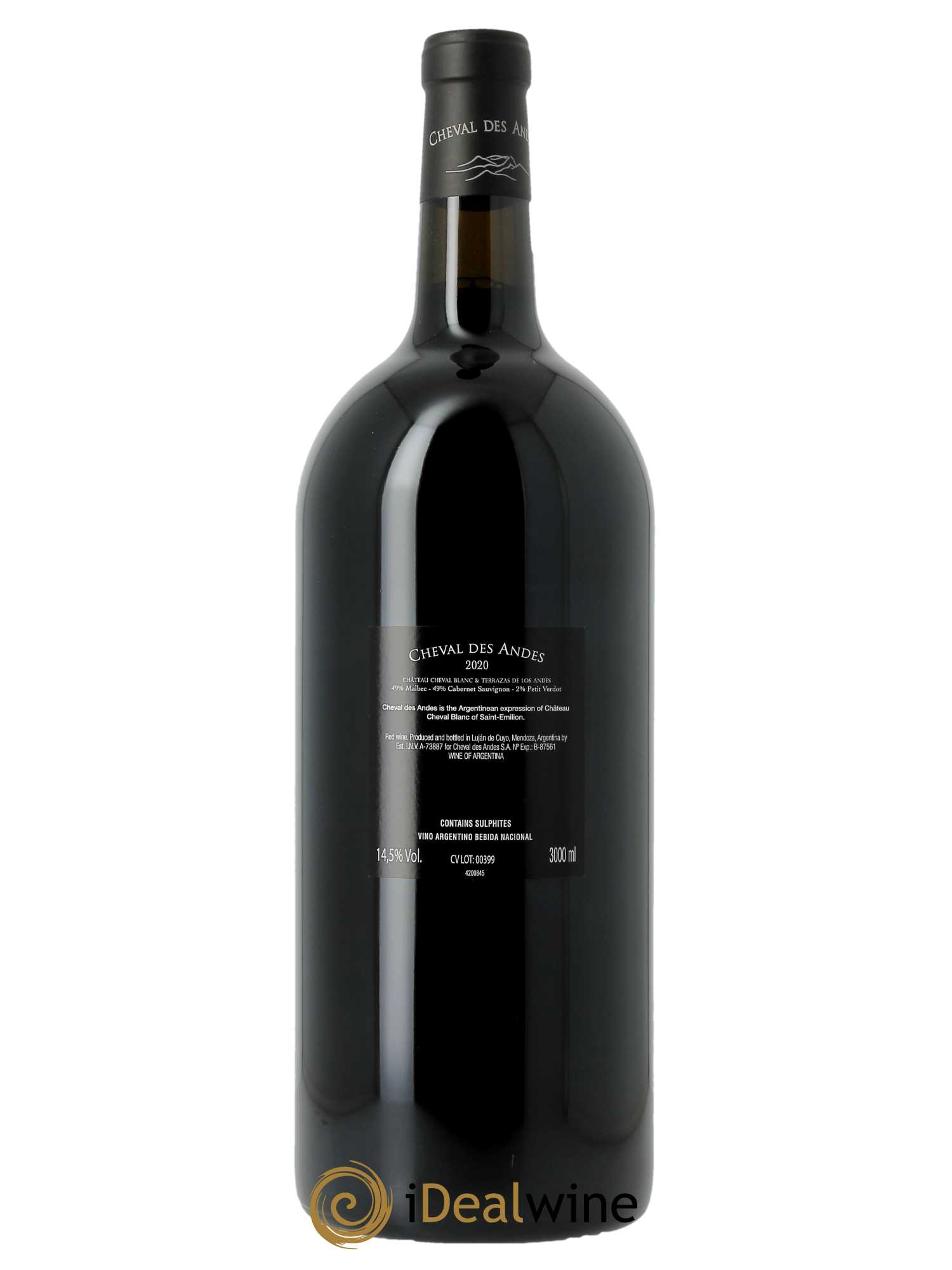 Mendoza Cheval des Andes 2020 - Lot of 1 double magnum - 2